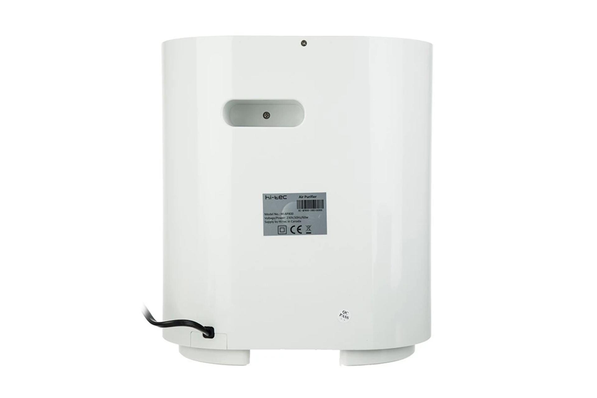 نمای پشت دستگاه تصفیه هوا هایتک HI-AP800