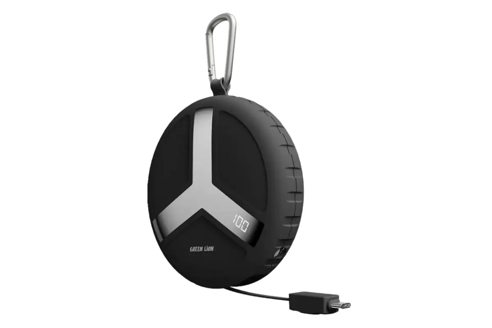 پاور بانک گرین لیون Orbit Charge با ظرفیت 10000 میلی‌آمپر ساعت رنگ مشکی