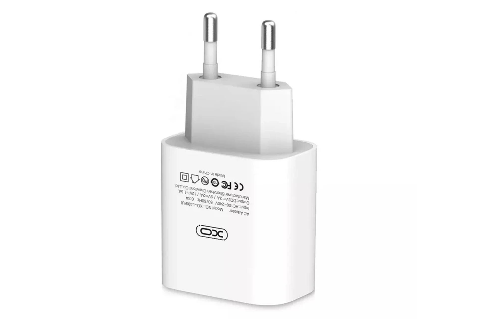 شارژر ایکس او L40 رنگ سفید