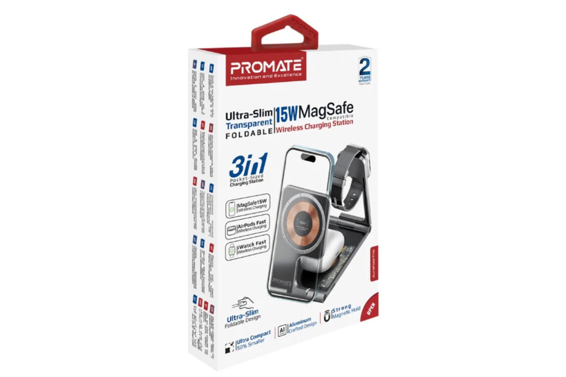 جعبه شارژر پرومیت AuraFold-Trio