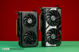 کارت گرافیک‌های Dual RTX5050-5060 OC ایسوس