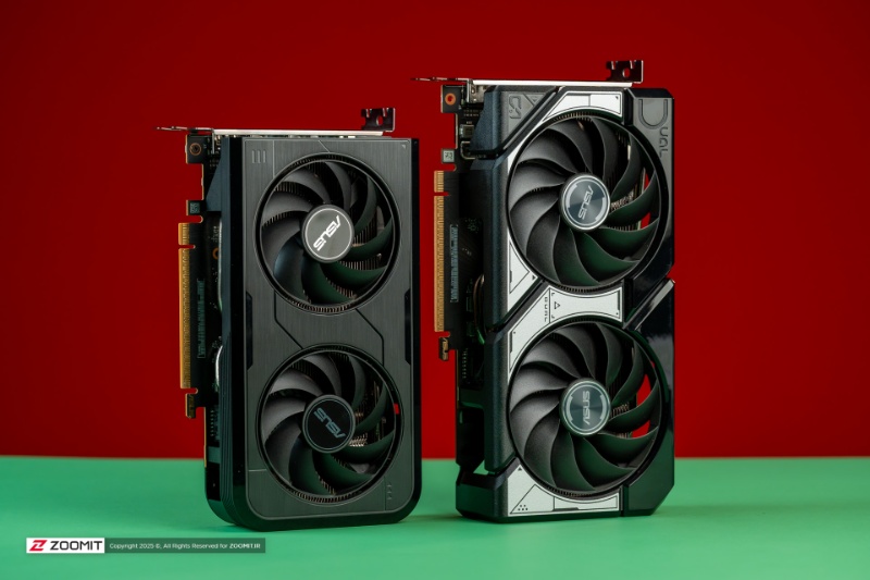 بررسی کارت گرافیک Dual RTX 5050 OC و Dual RTX 5060 OC ایسوس