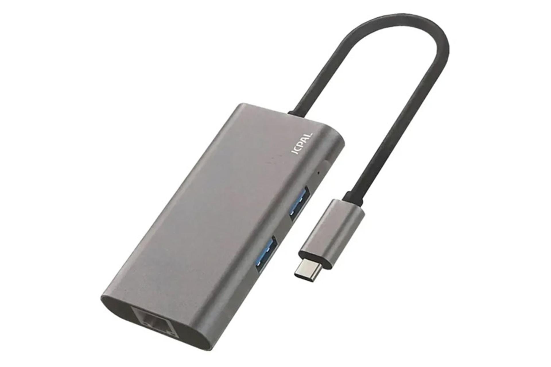 هاب USB هاب USB-C جی سی پال 5 پورت مدل JCP6290