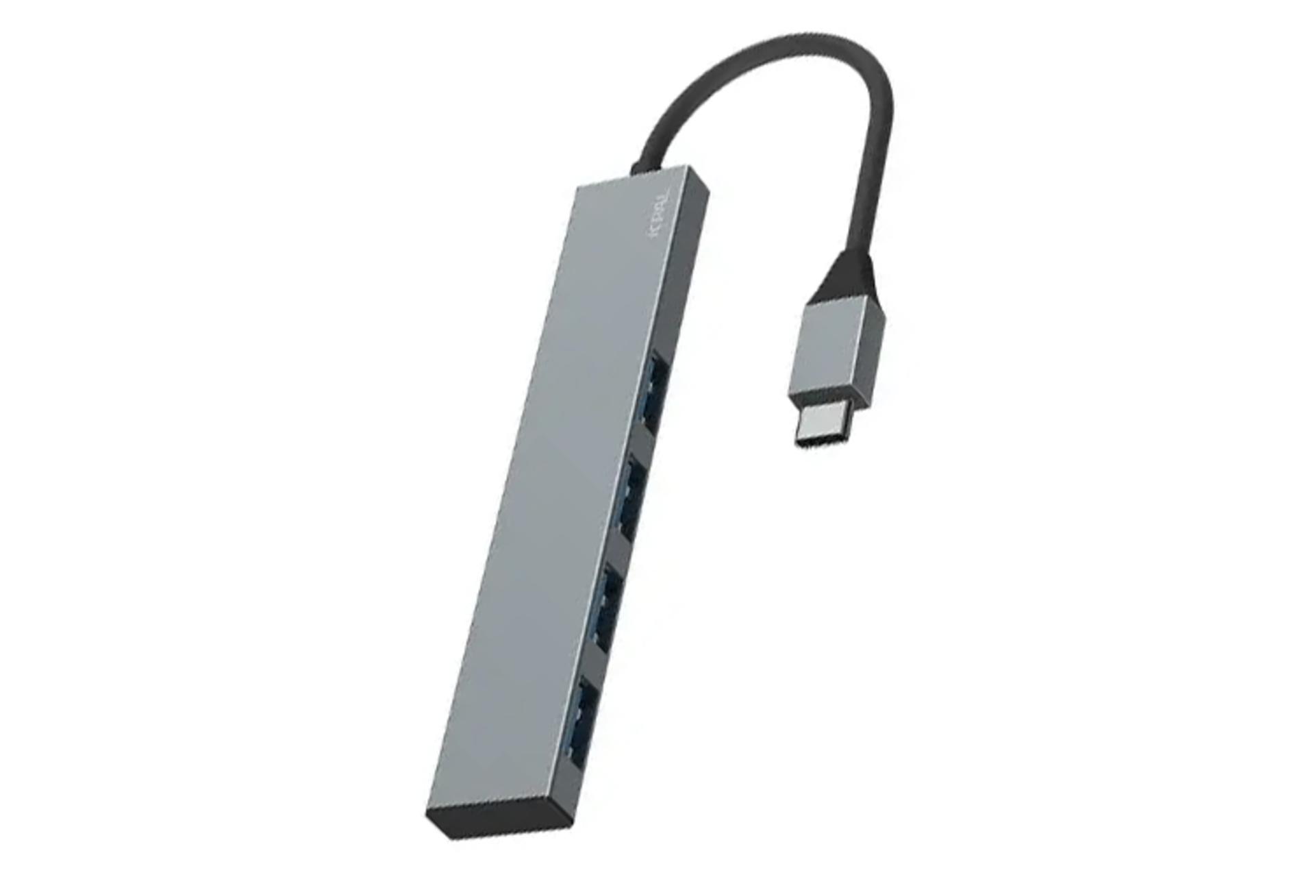 هاب USB هاب USB-C جی سی پال 4 پورت مدل JCP6237