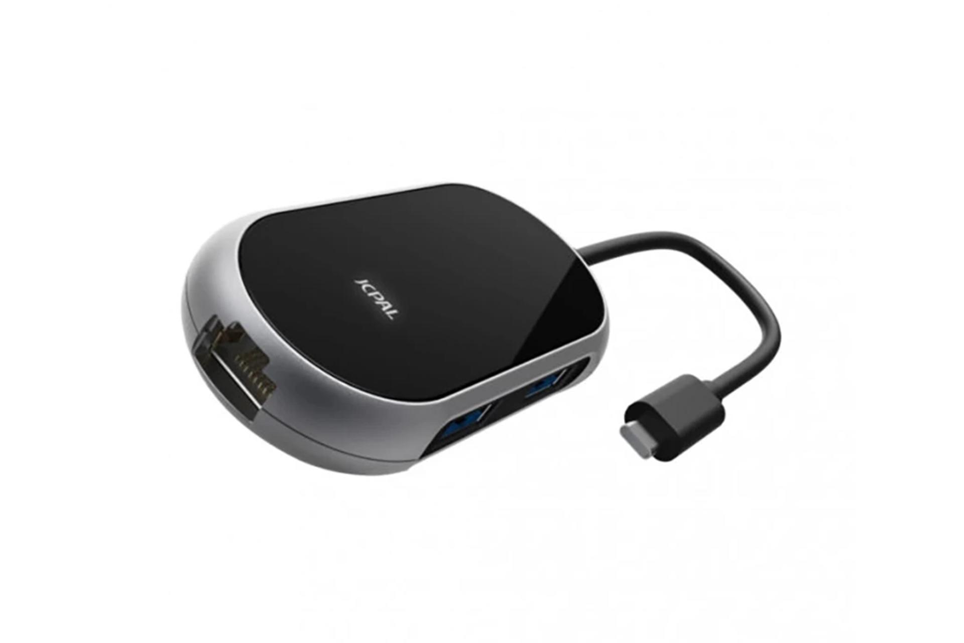 هاب USB هاب USB-C جی سی پال 4 پورت مدل Onyx JCP6252