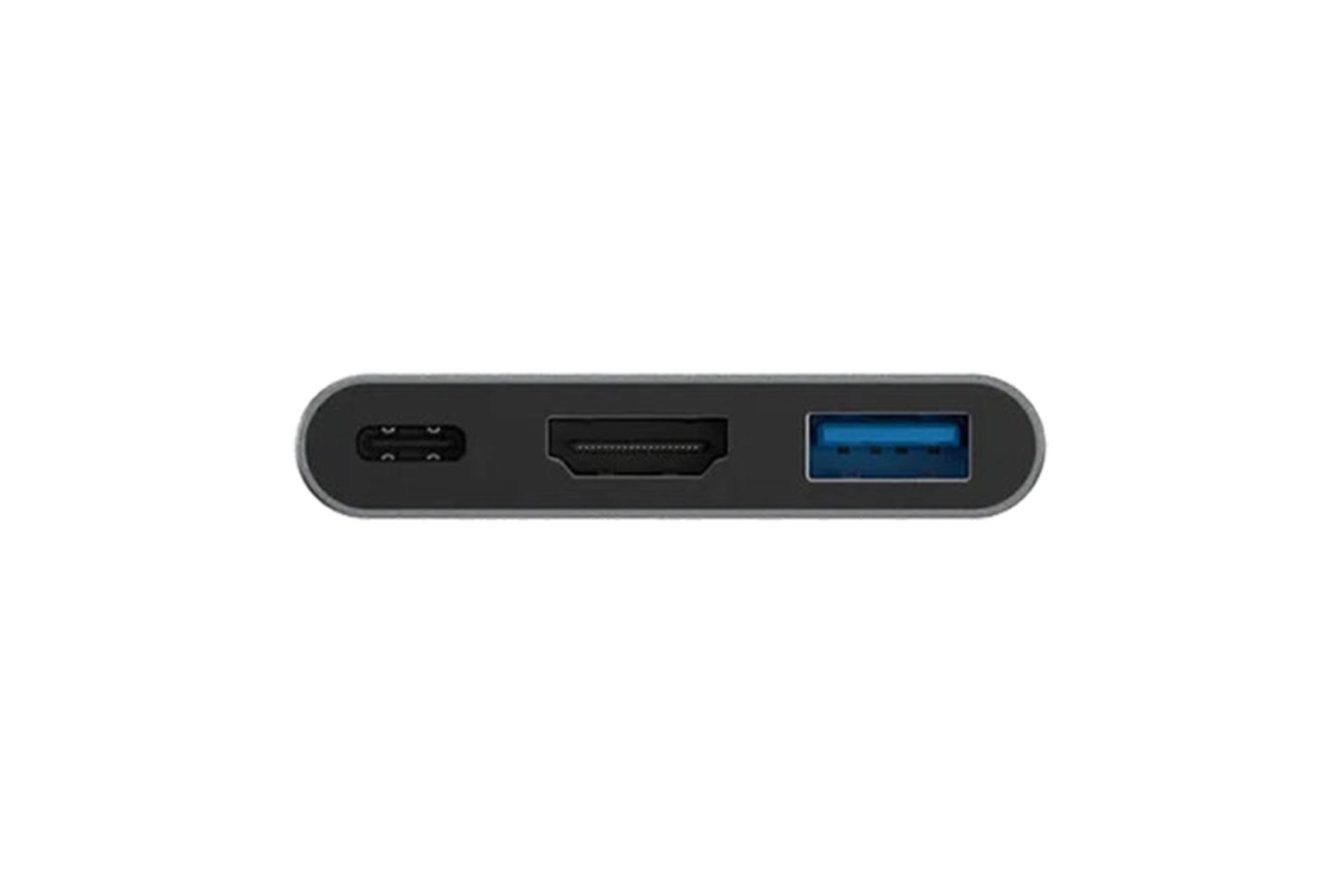 کانکتور هاب USB هاب USB-C موفی 3 پورت مدل Multimedia Hub