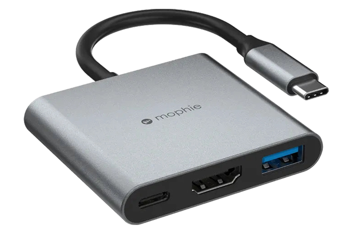 قیمت هاب USB-C موفی 3 پورت مدل Multimedia Hub در زوبین