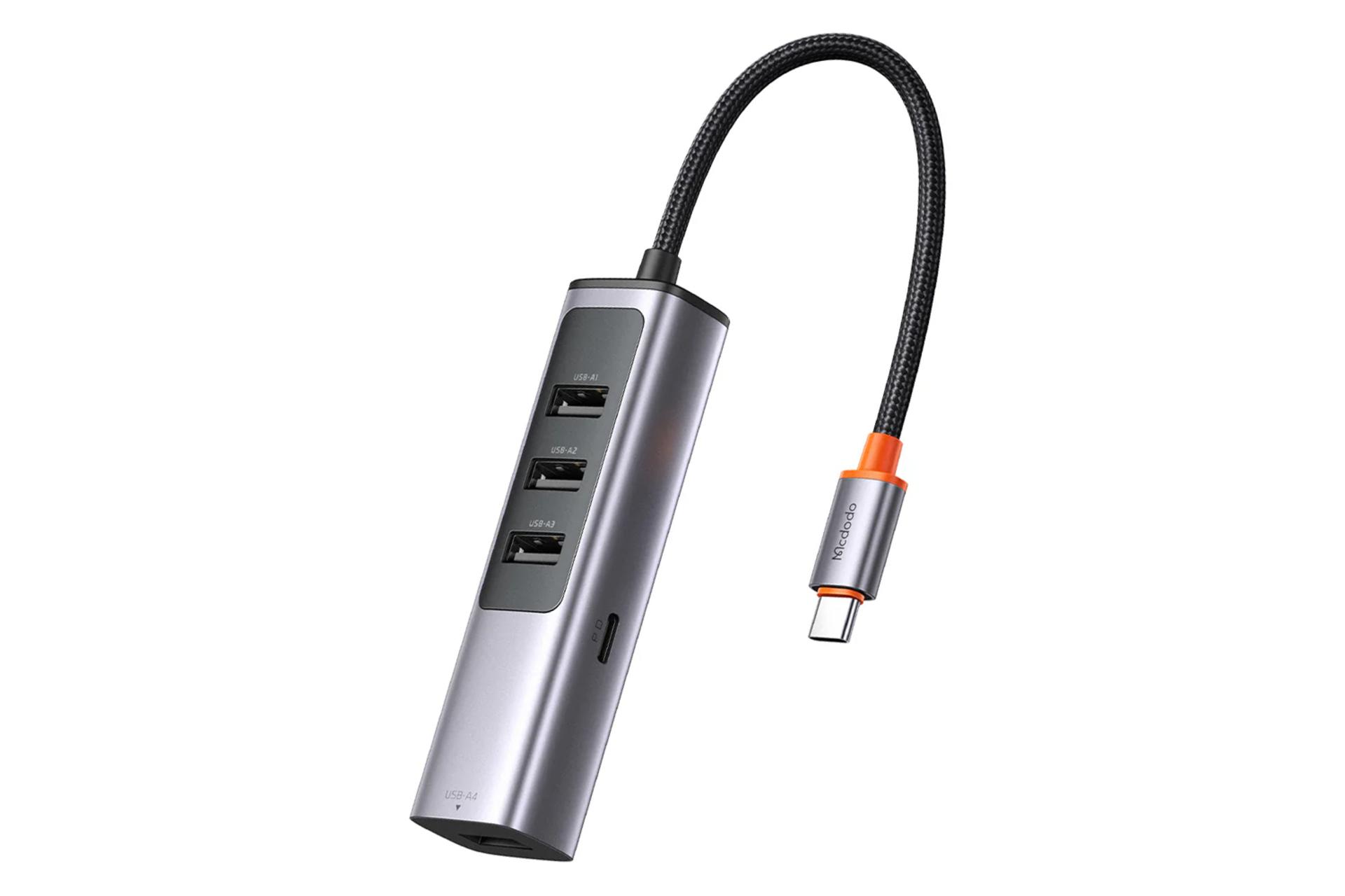 هاب USB هاب USB-C مک دودو 5 پورت مدل HU-1120