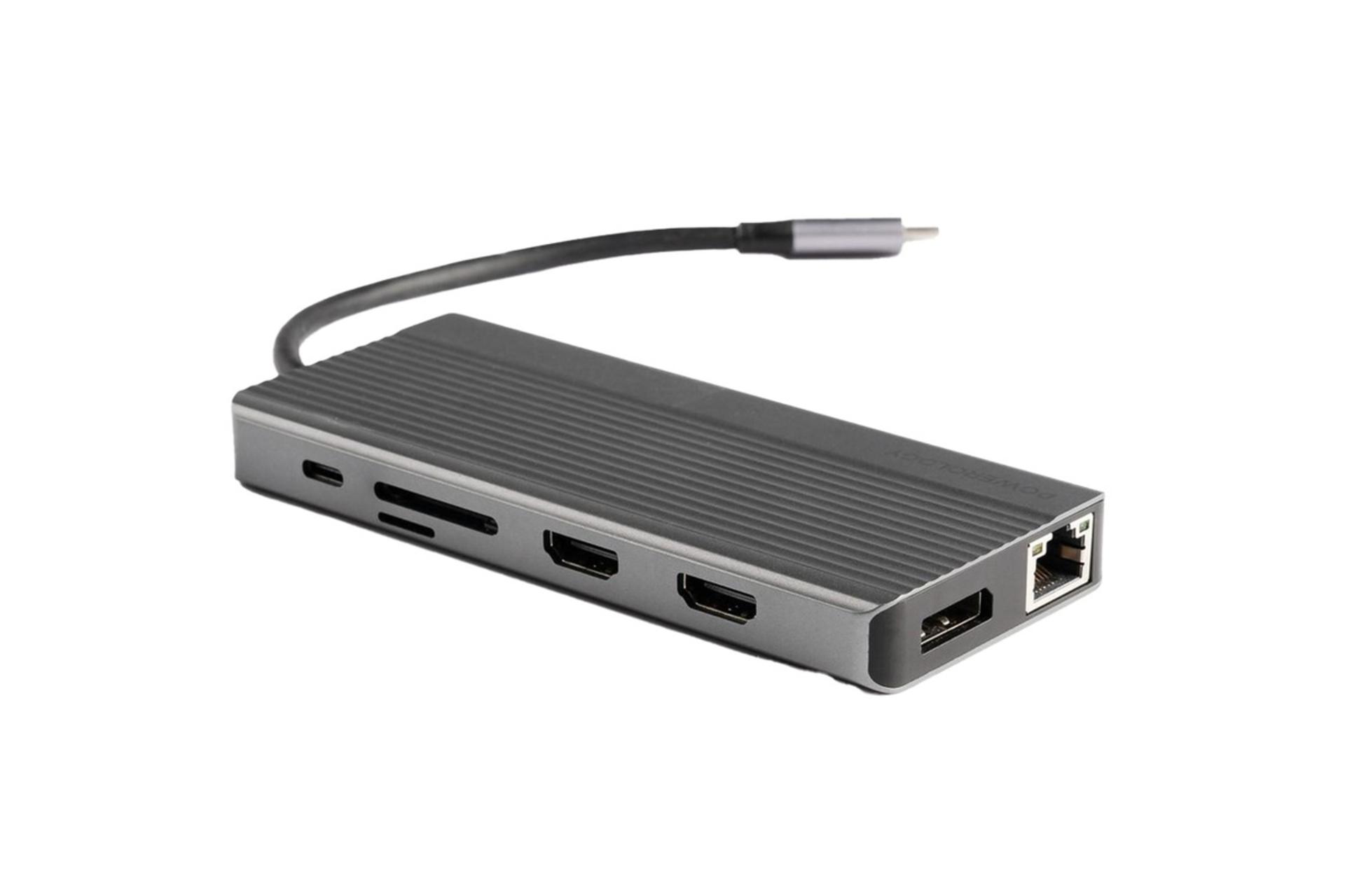 کانکتور هاب USB هاب USB-C پاورولوجی 13 پورت مدل P131HBCGY