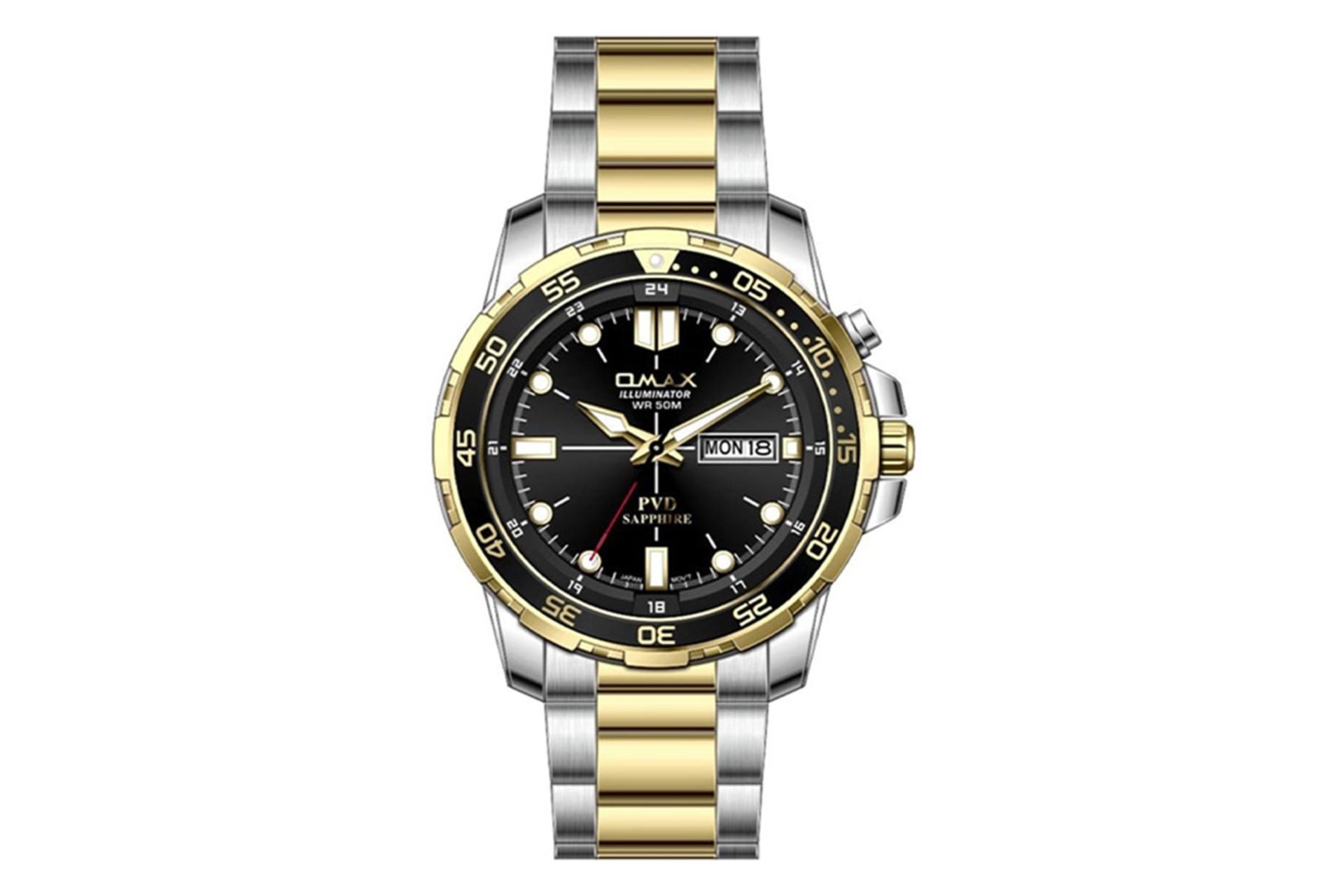 ساعت مچی مردانه اوماکس Universal CSL005N022 نمای رو به رو