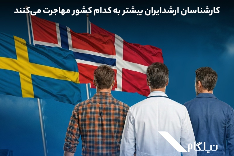 کارشناسان ارشد ایران بیشتر به کدام کشورها مهاجرت می‌کنند؟