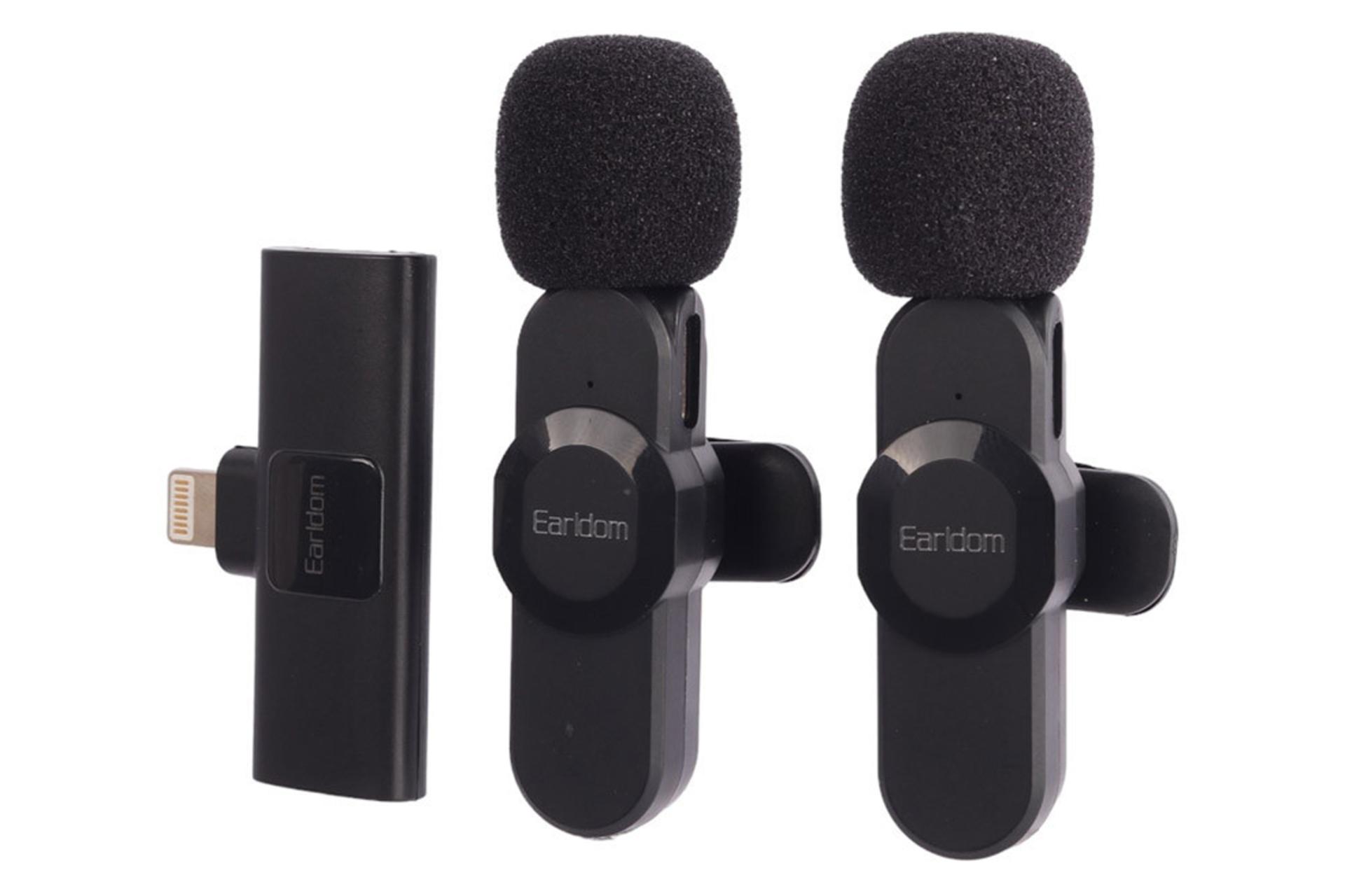 میکروفون ارلدام ET-MC8L رنگ مشکی