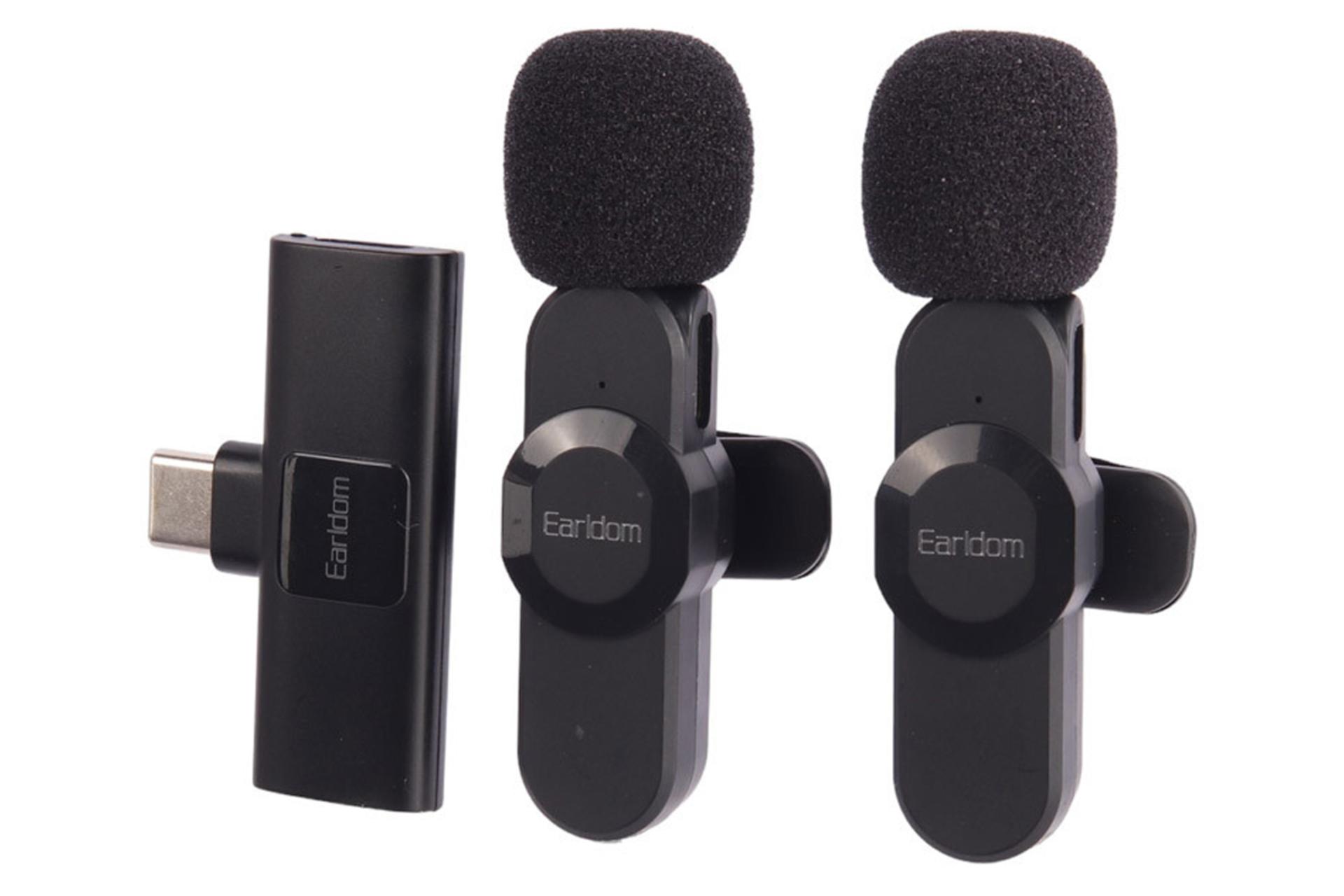 میکروفون ارلدام ET-MC8C رنگ مشکی