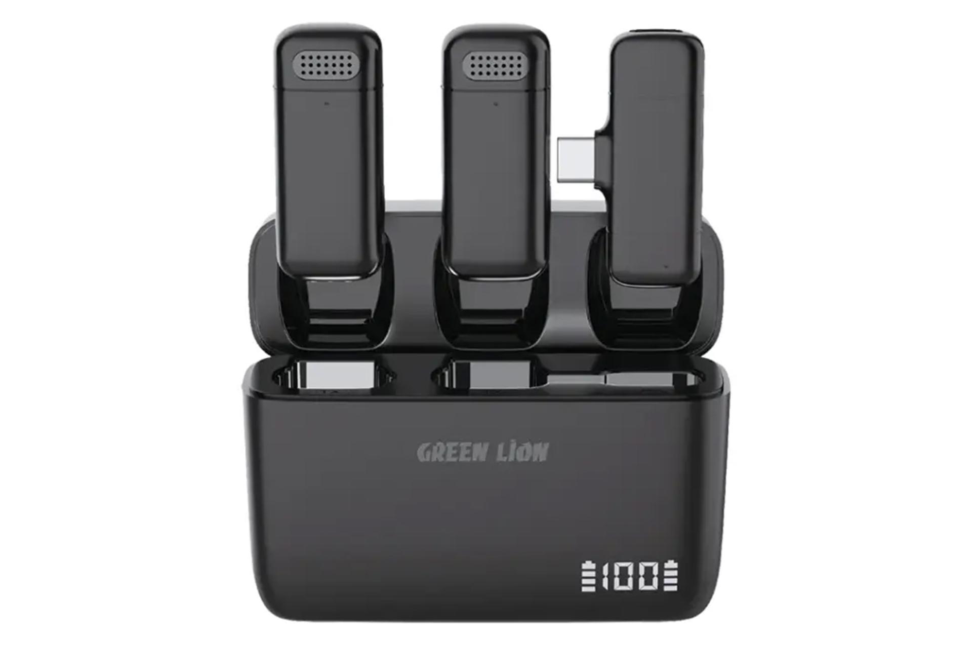 میکروفون گرین لیون Duo Cast Type-C رنگ مشکی