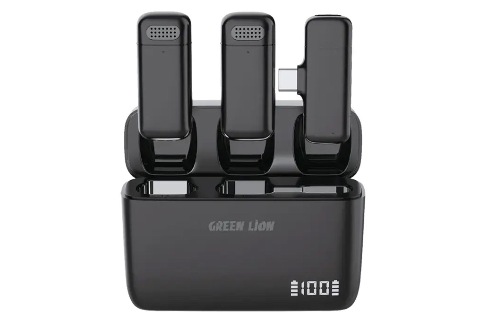 میکروفون گرین لیون Duo Cast Type-C رنگ مشکی