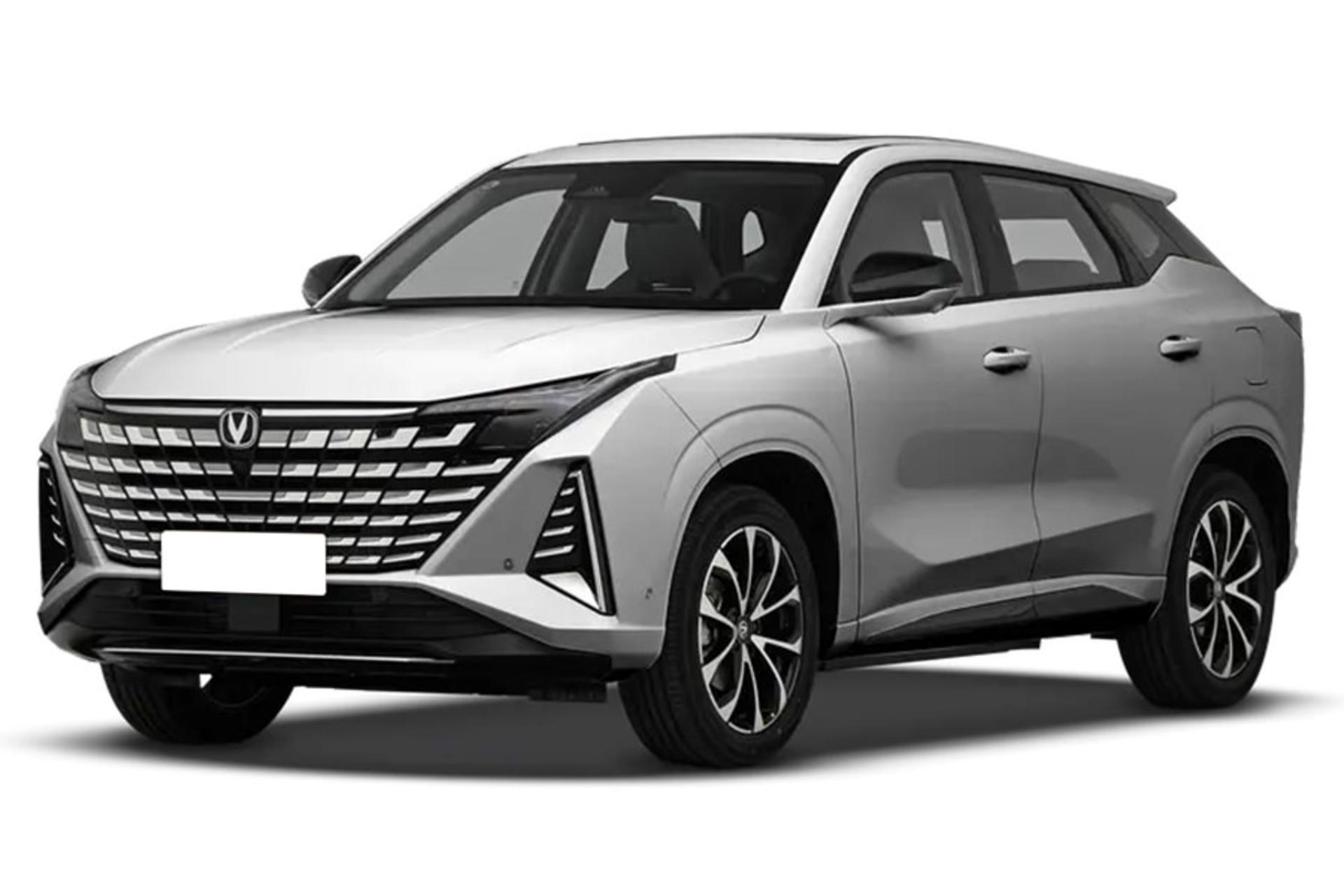 خودرو چانگان یونی زد هیبریدی Changan UNI-Z PHEV نمای جلو و جانبی