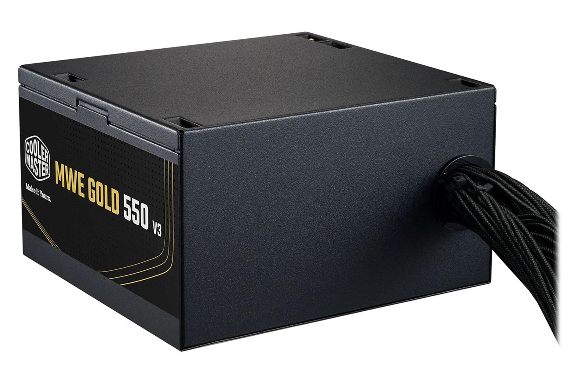 کانکتور پاور کامپیوتر کولر مستر MWE Gold V3 ATX 3.1 Non-Modular Series با توان 550 وات