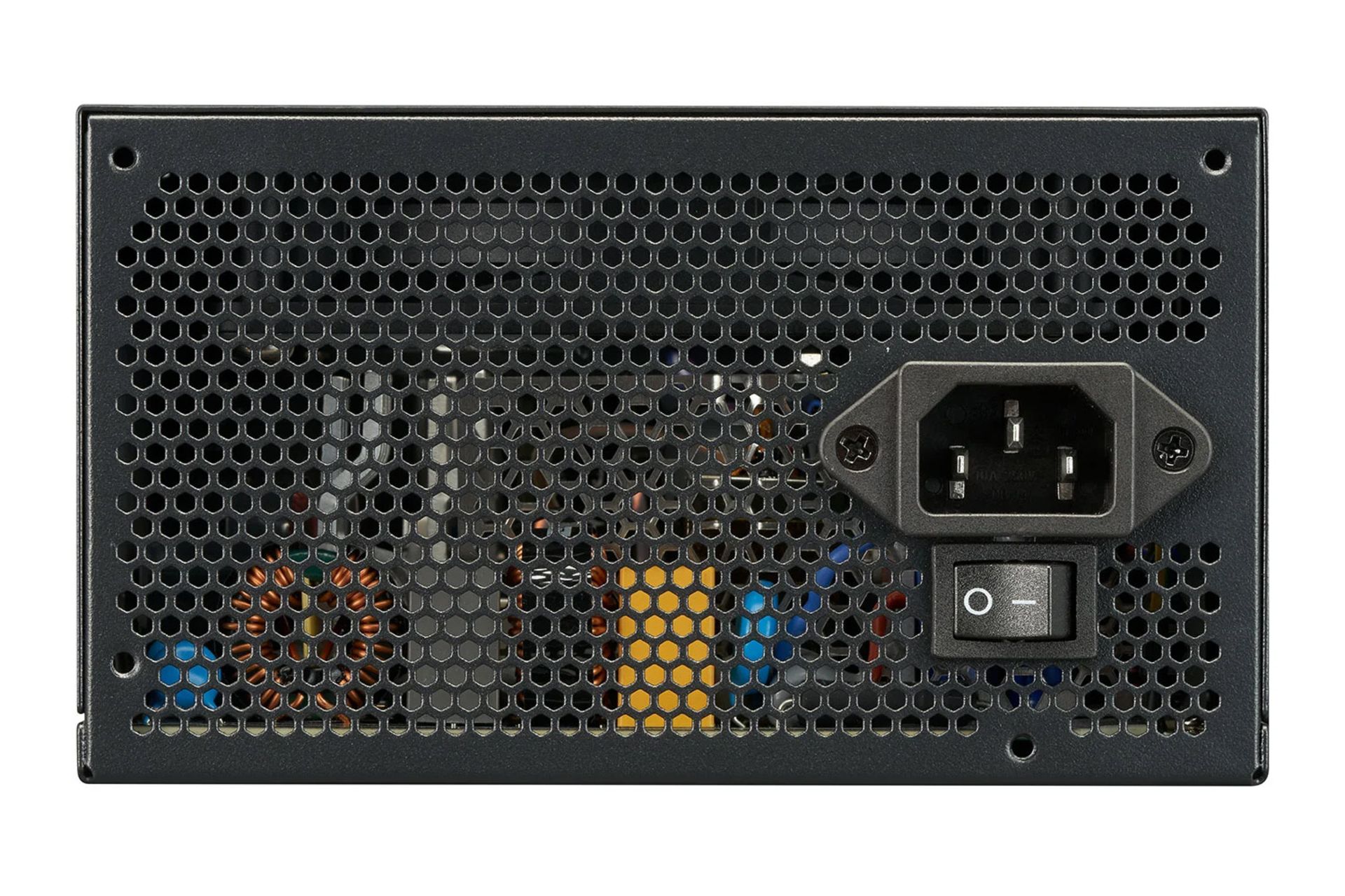نمای پشت پاور کامپیوتر کولر مستر MWE Gold V3 ATX 3.1 Non-Modular Series با توان 550 وات