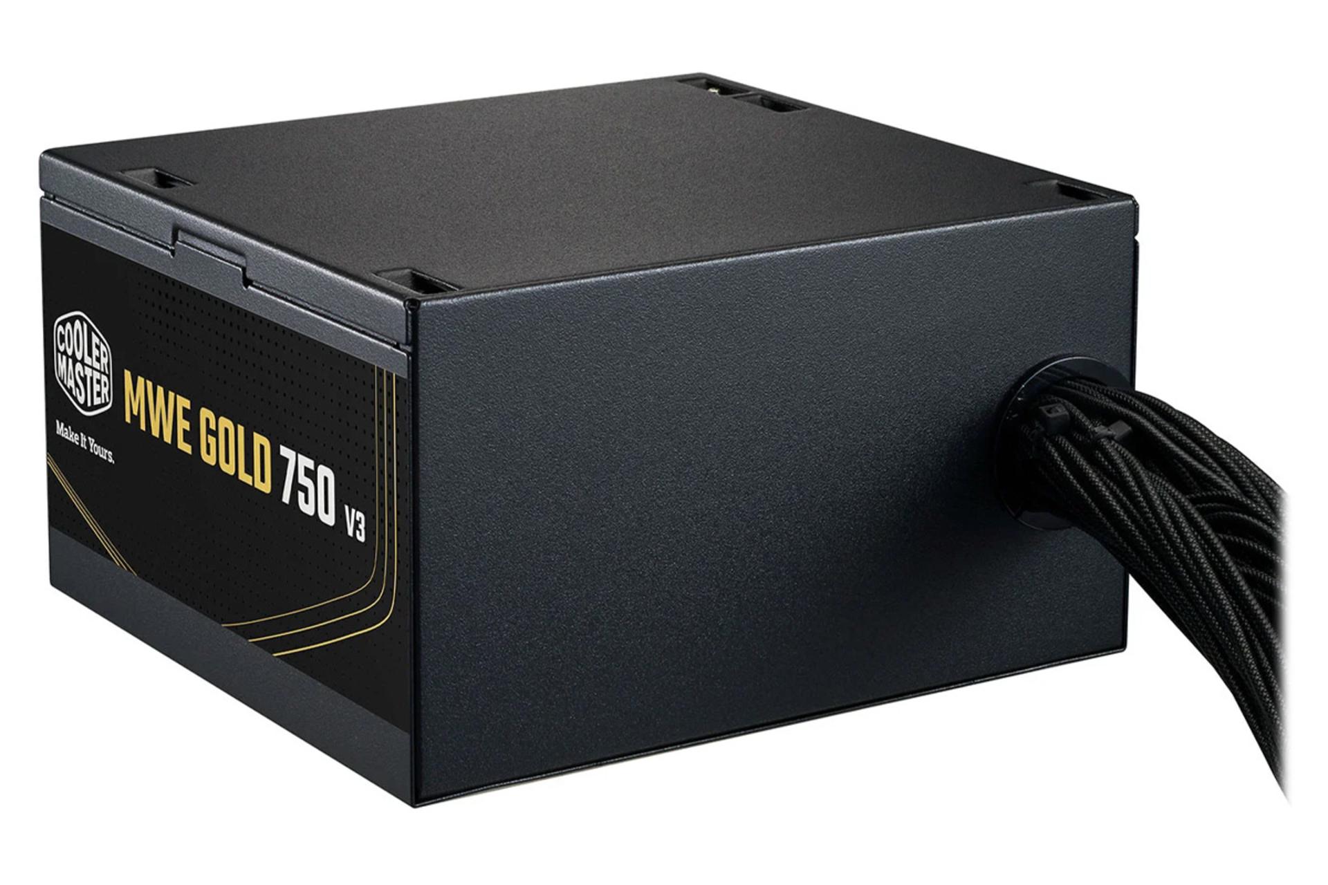کانکتور پاور کامپیوتر کولر مستر MWE Gold V3 ATX 3.1 Non-Modular Series با توان 750 وات