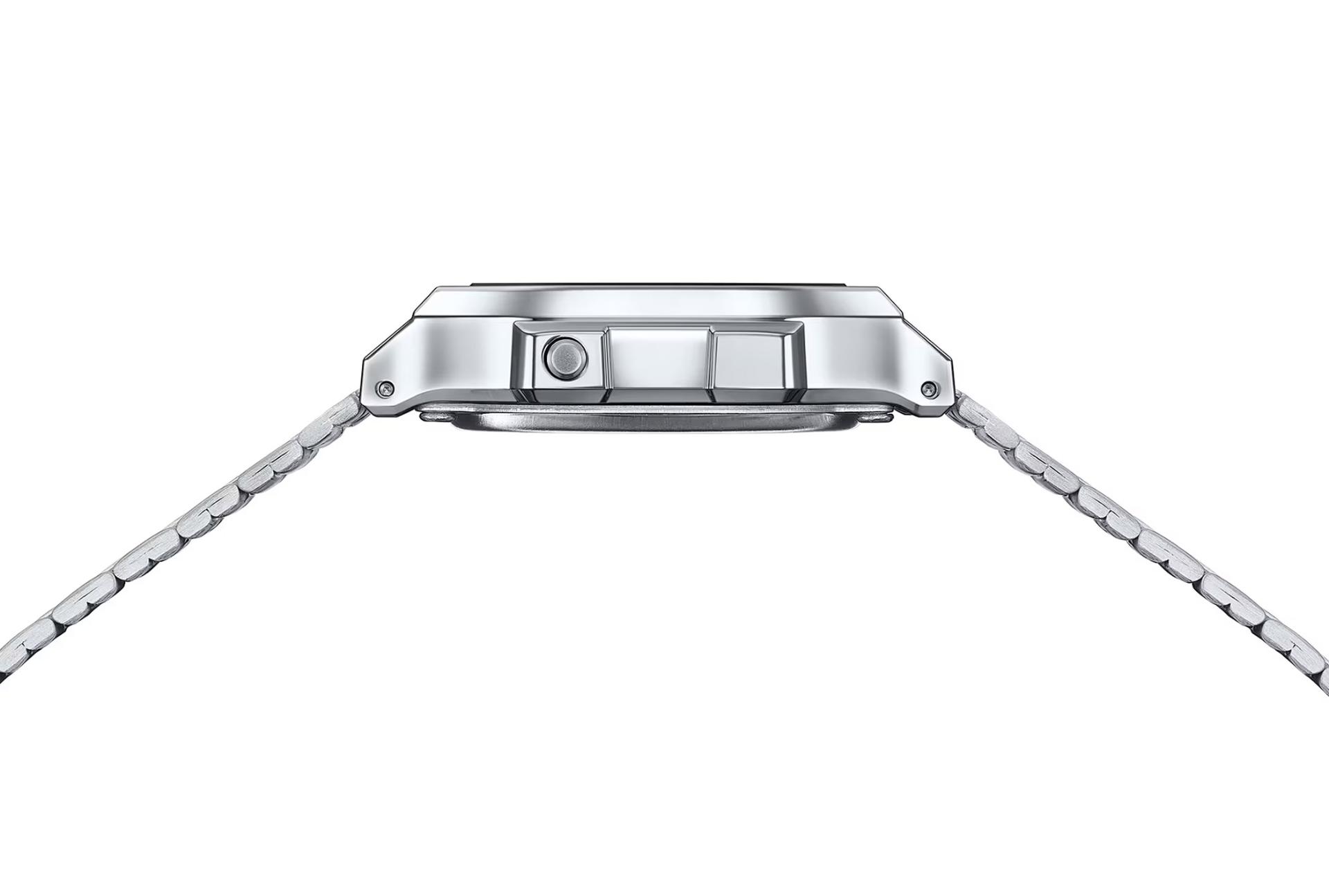 نمای کنار ساعت مچی مردانه کاسیو Vintage A168WA-1W