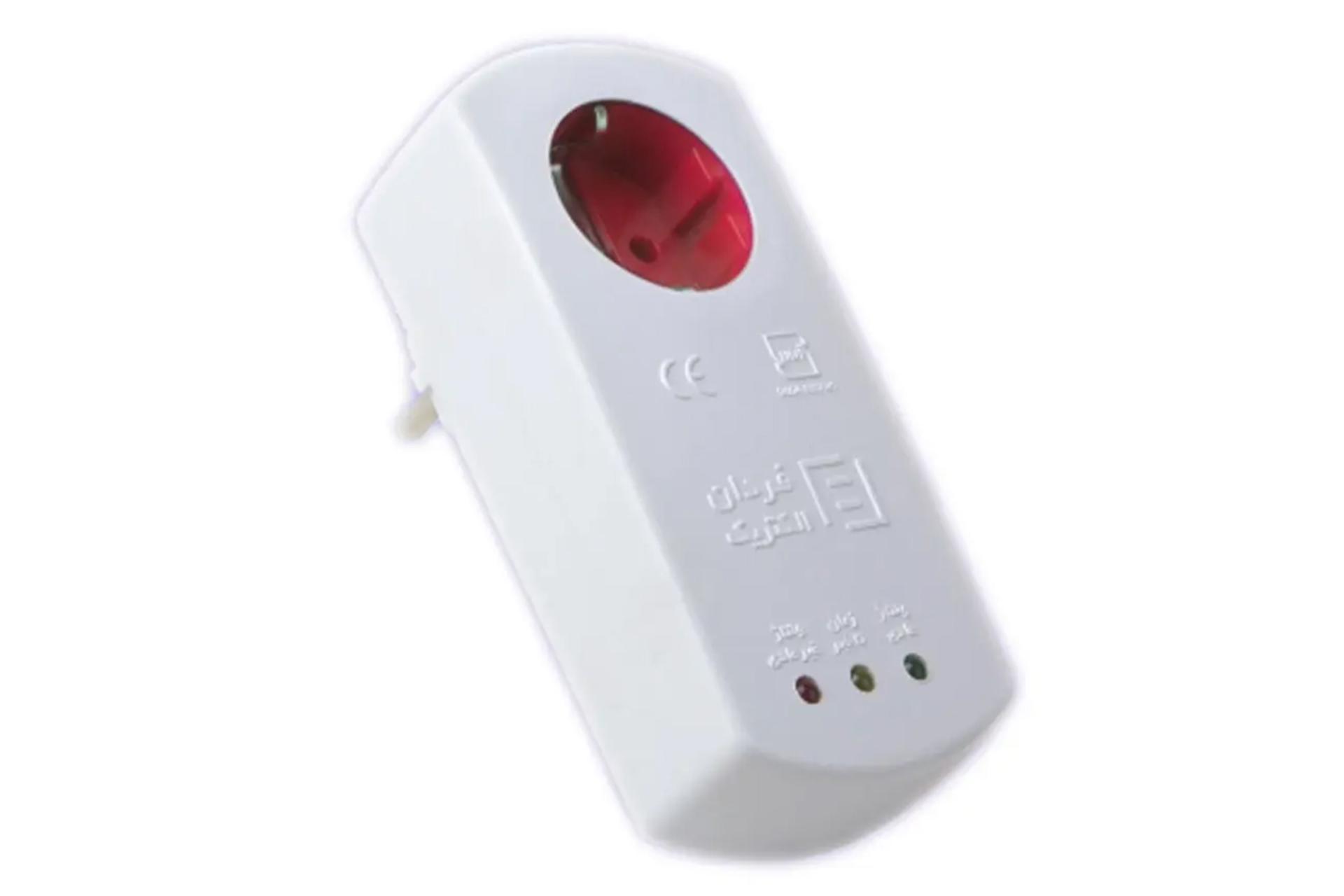 محافظ ولتاژ فردان الکتریک مدل 31021 رنگ سفید