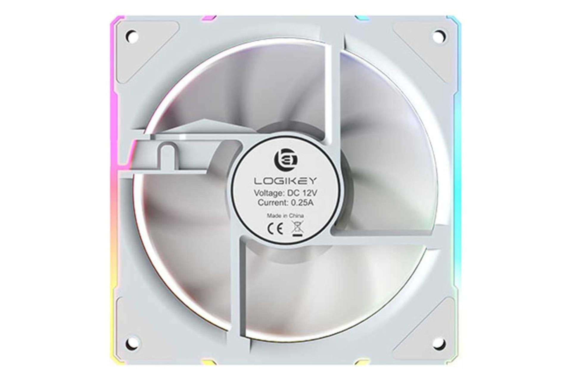 نمای پشت فن کیس لاجی کی F127W