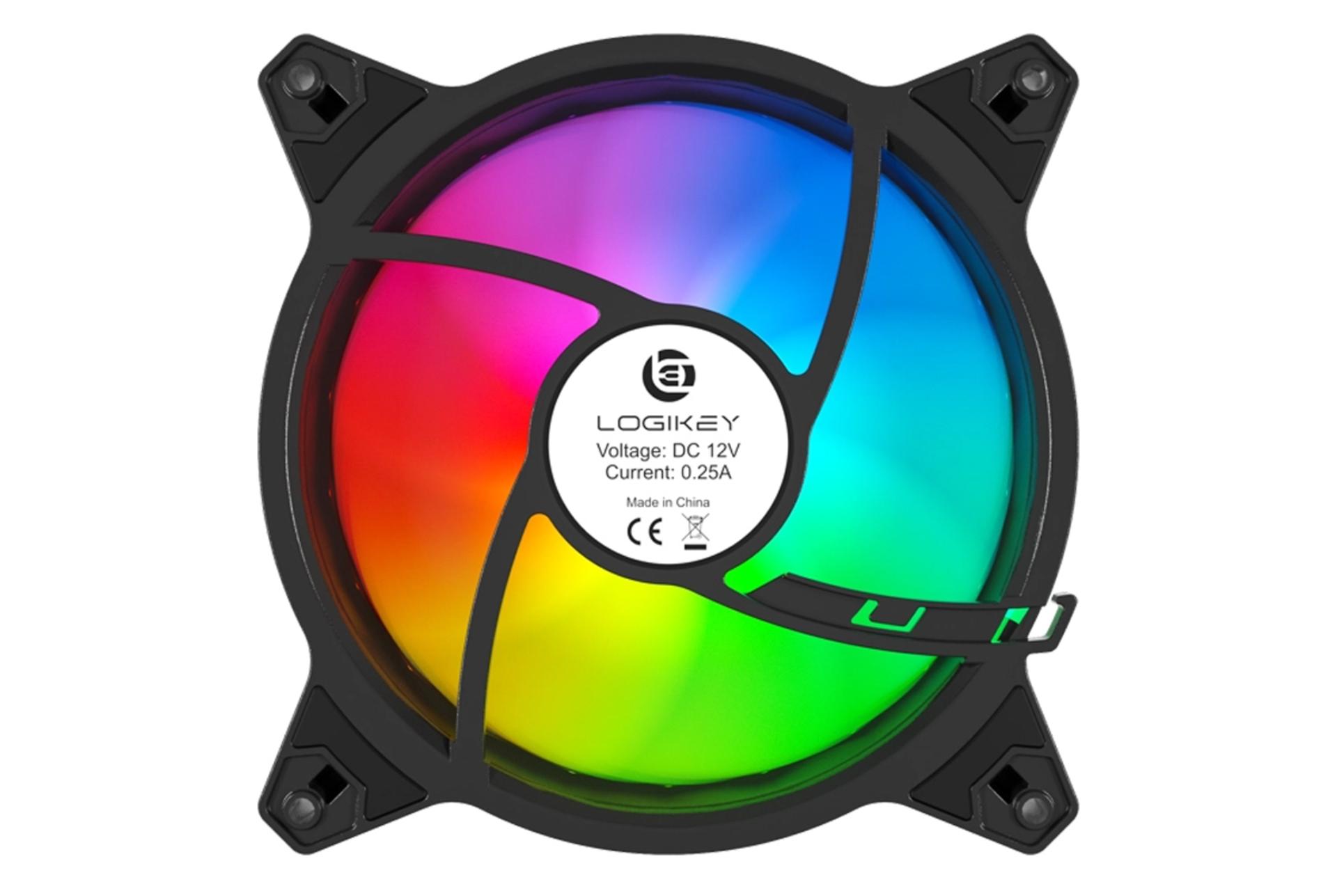 نمای پشت فن کیس لاجی کی F142