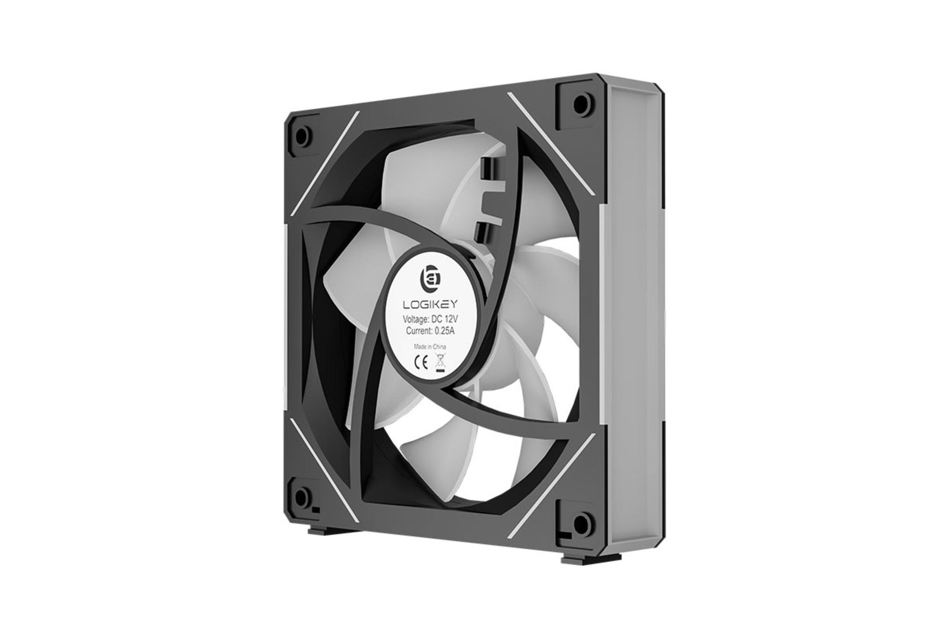 نمای پشت فن کیس لاجی کی F443