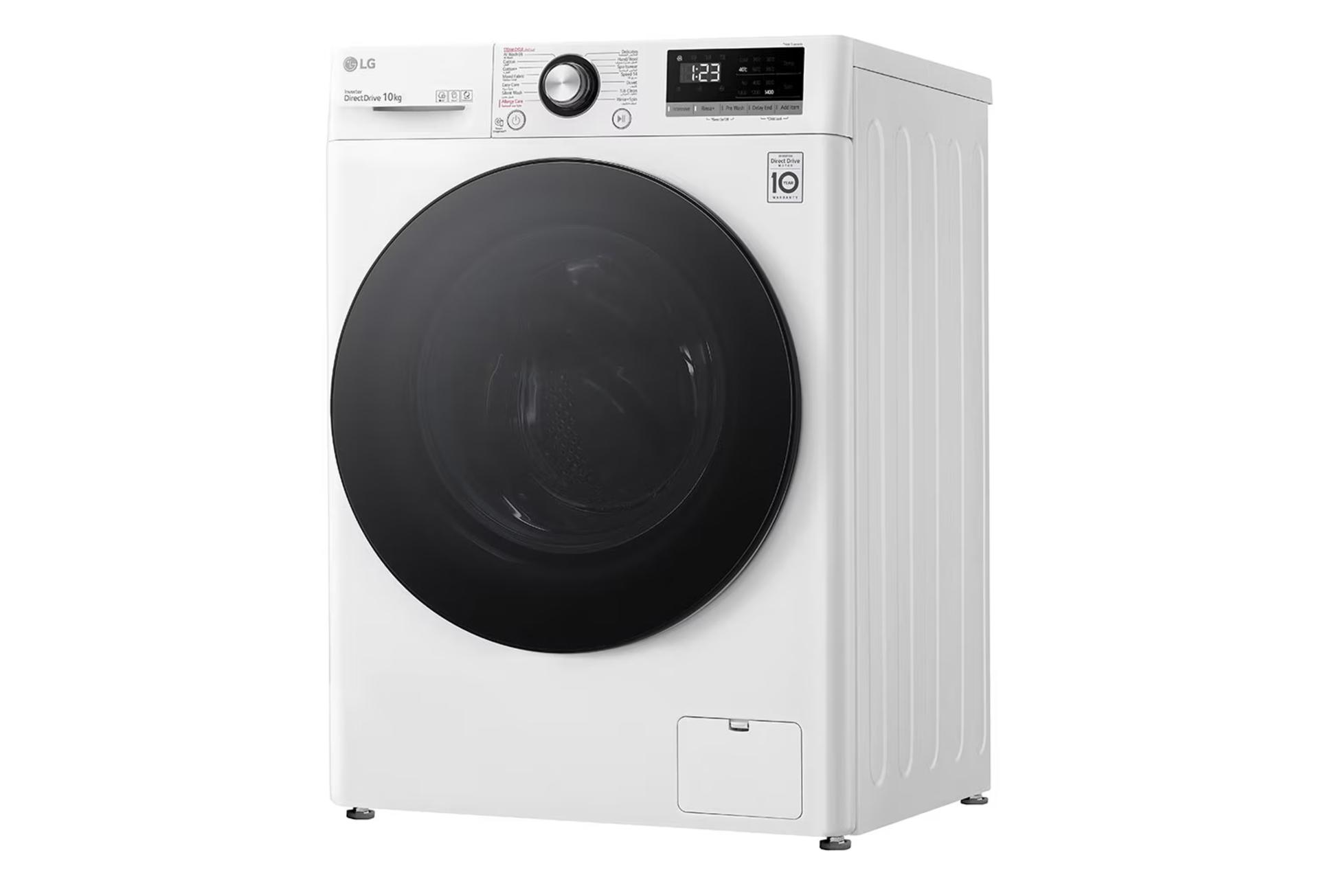 نمای سمت راست ماشین لباسشویی ال جی F4Y3RYGYWV