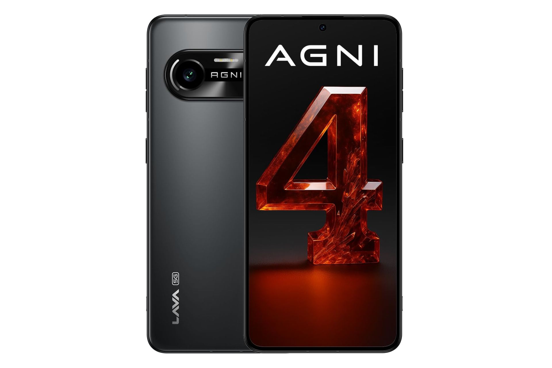 پنل جلو و پشت گوشی موبایل لاوا Lava Agni 4 مشکی