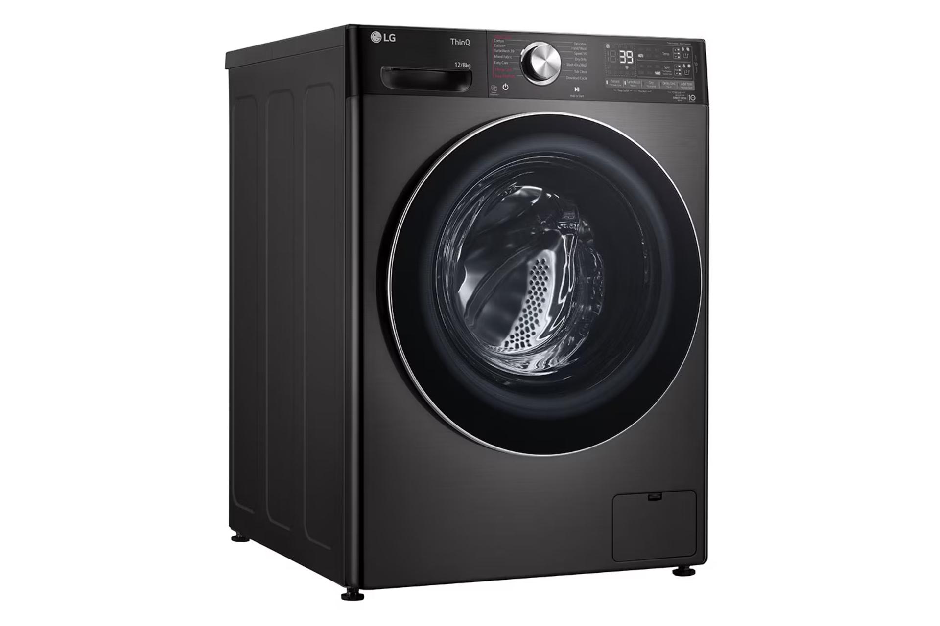 نمای سمت چپ ماشین لباسشویی ال جی F4V9BDP2EE