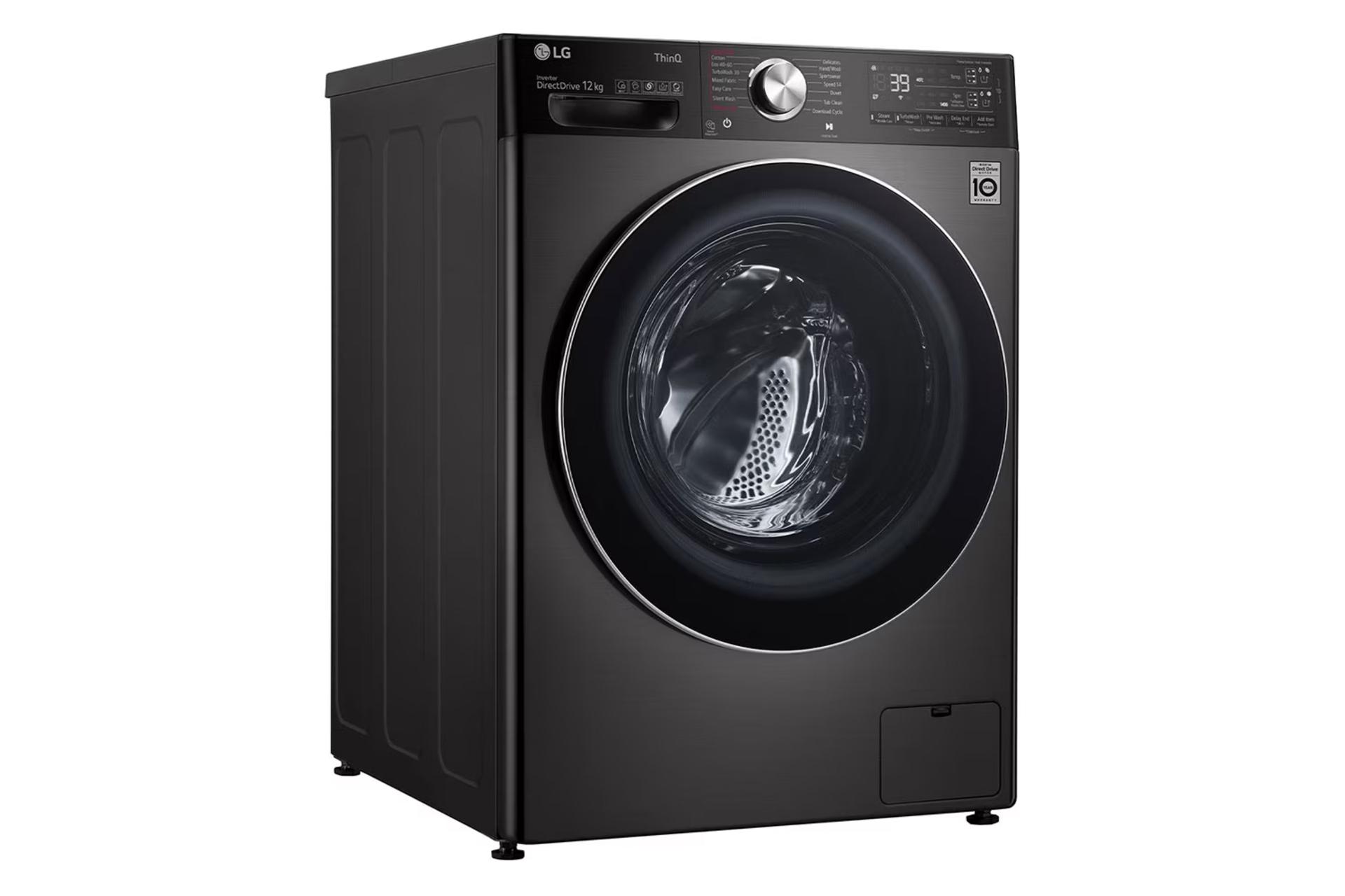 نمای سمت چپ ماشین لباسشویی ال جی F4V9BWP2EE