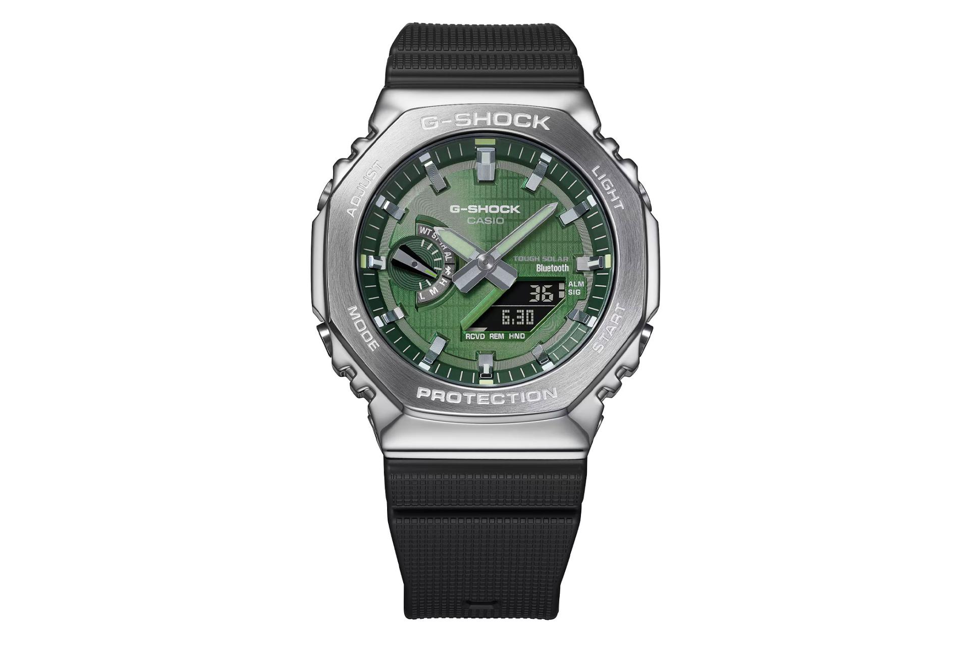 ساعت مچی مردانه کاسیو جی شاک GBM-2100A-1A3 نمای جلو