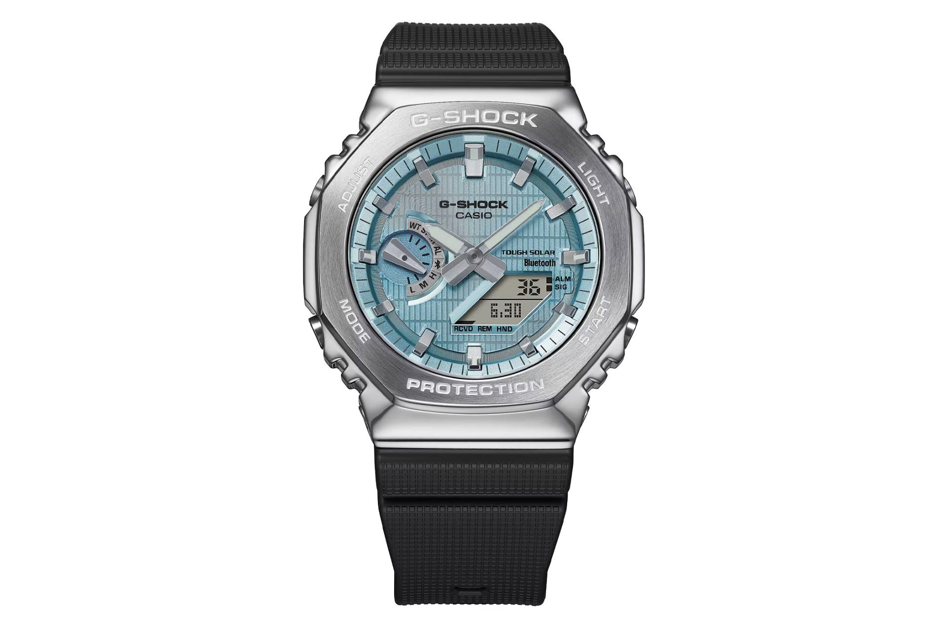 ساعت مچی مردانه کاسیو جی شاک GBM-2100A-1A2 نمای جلو