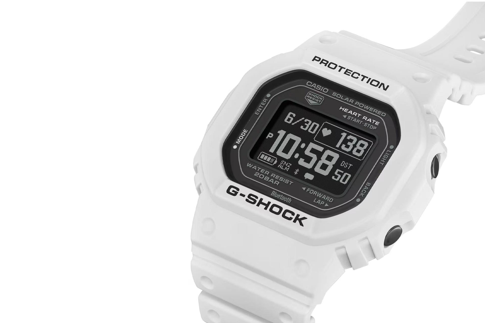 نمای کنار ساعت مچی مردانه کاسیو جی شاک DW-H5600-7