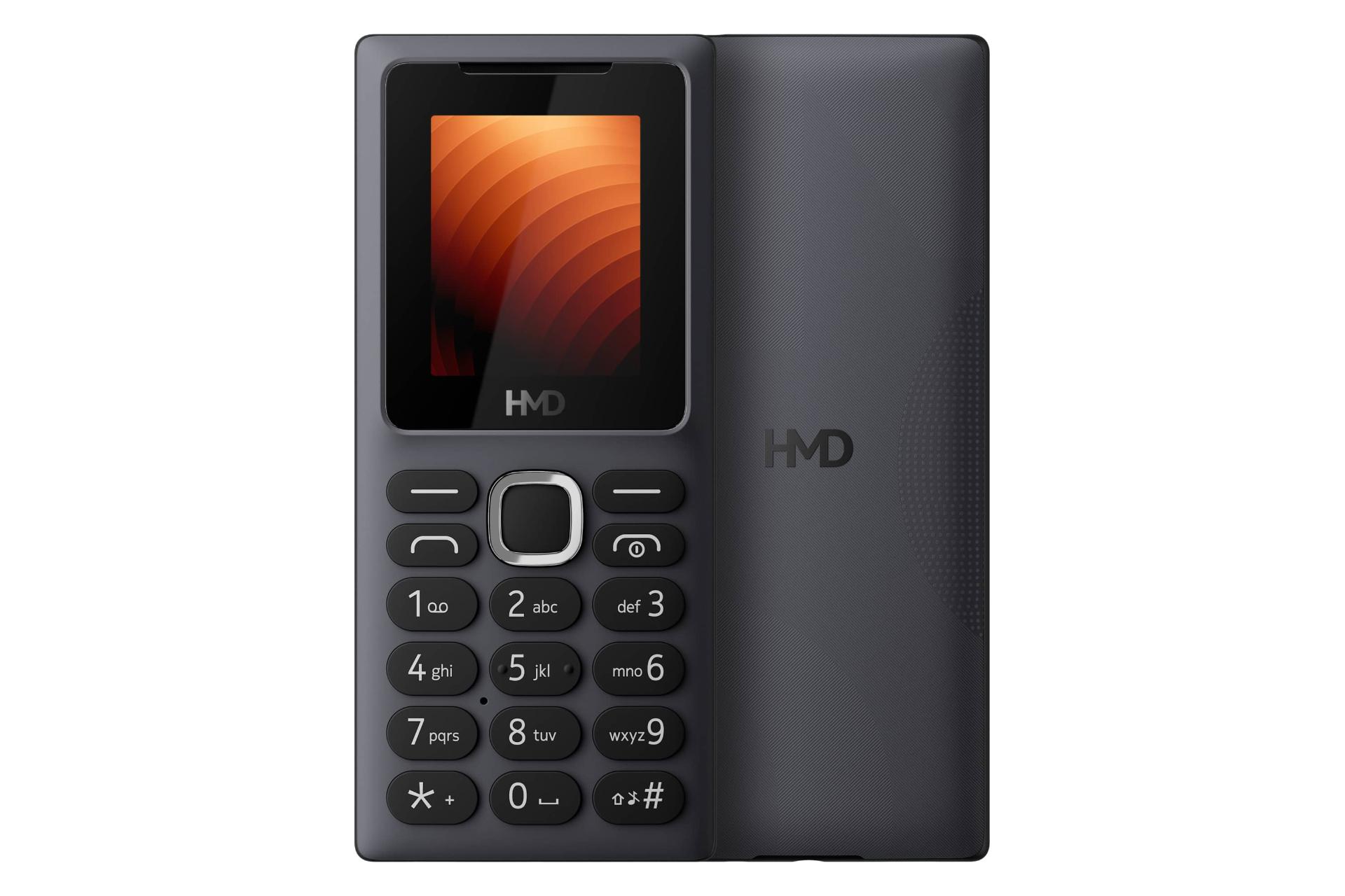 پنل جلو و پشت گوشی موبایل اچ ام دی HMD 100 خاکستری