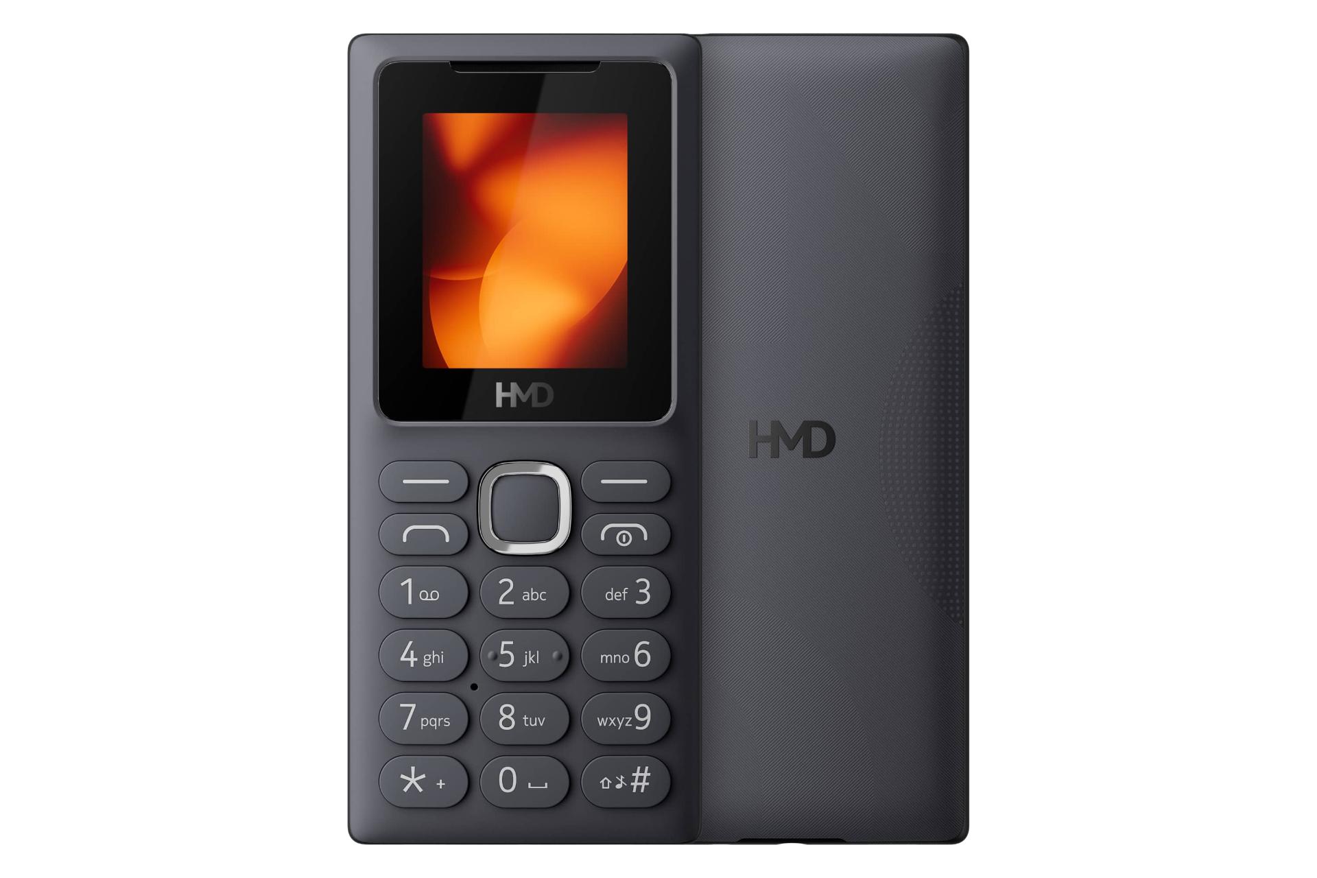 پنل جلو و پشت گوشی موبایل اچ ام دی HMD 101 خاکستری