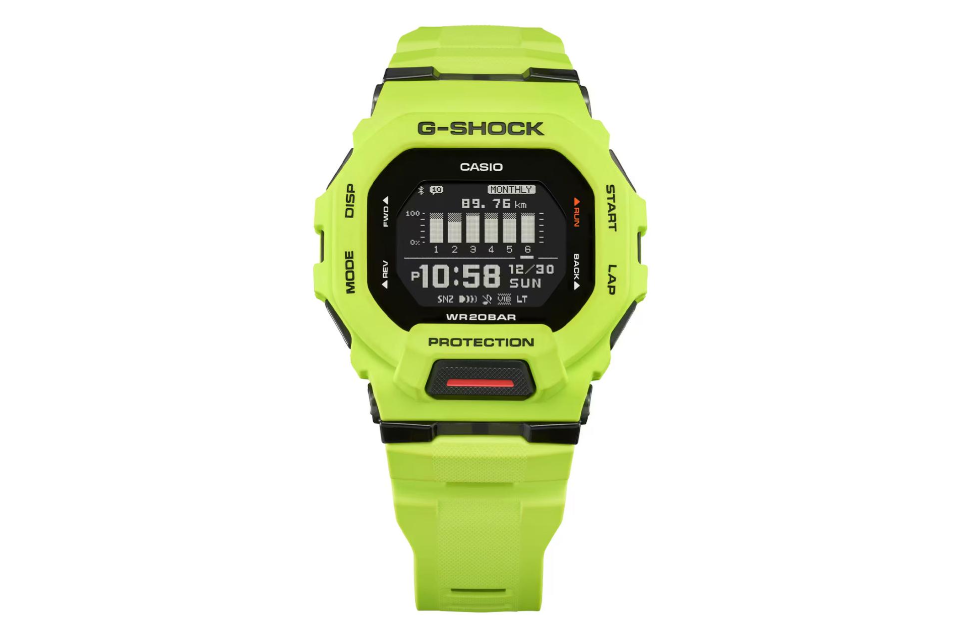 ساعت مچی مردانه کاسیو جی شاک GBD-200-9 نمای جلو