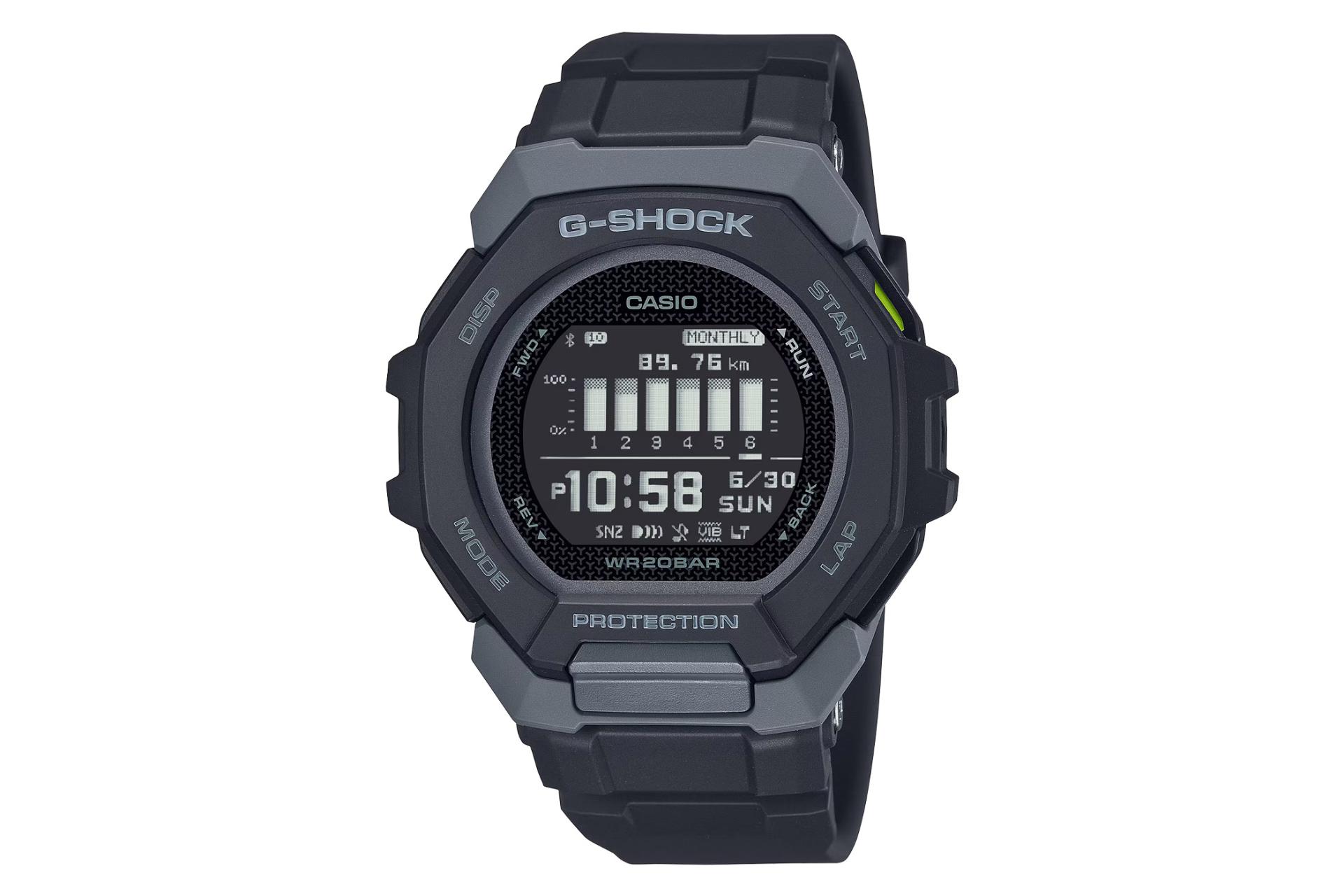 ساعت مچی مردانه کاسیو جی شاک GBD-300-1 نمای جلو