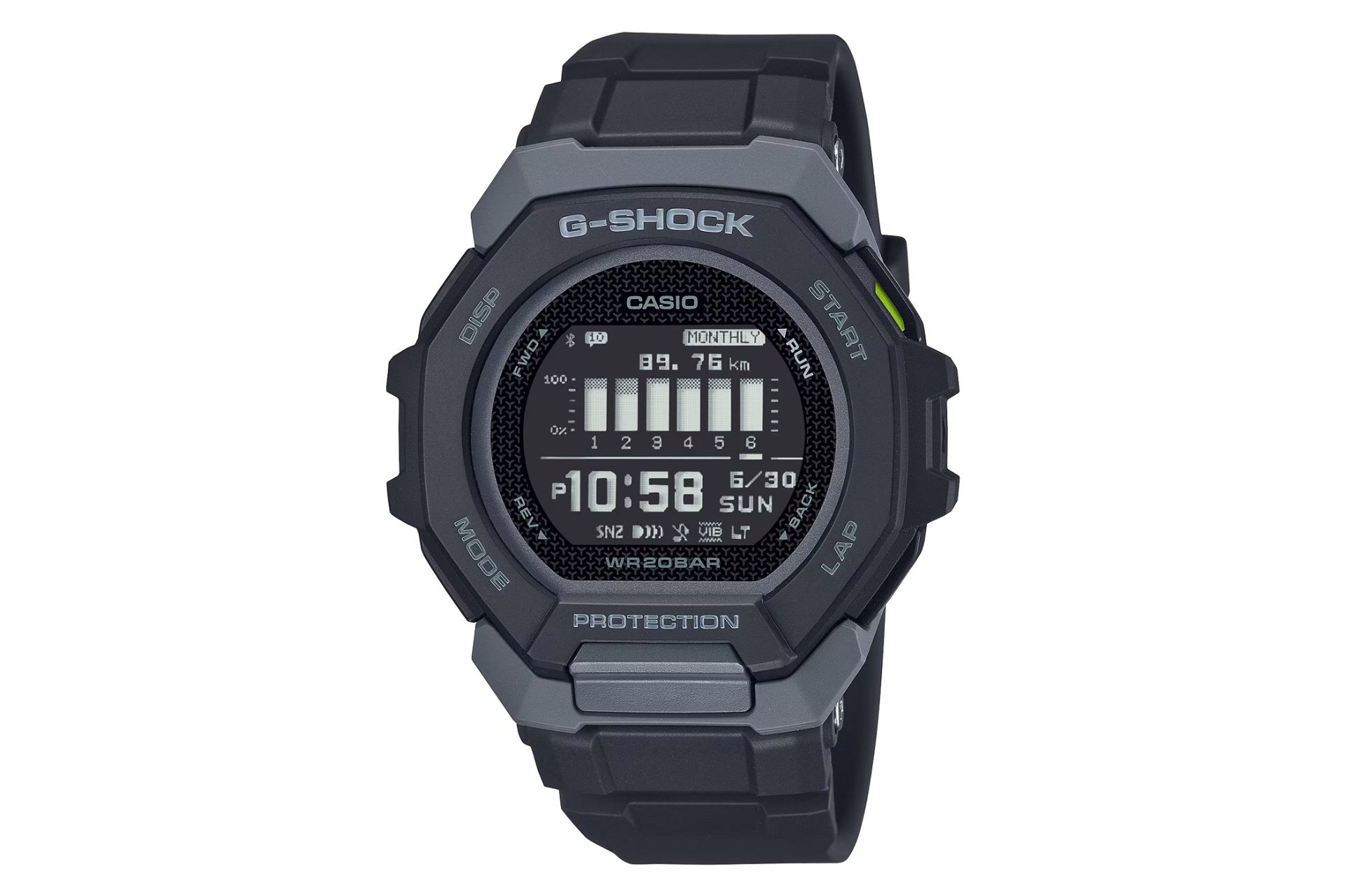 ساعت مچی مردانه کاسیو جی شاک GBD-300-1 نمای جلو