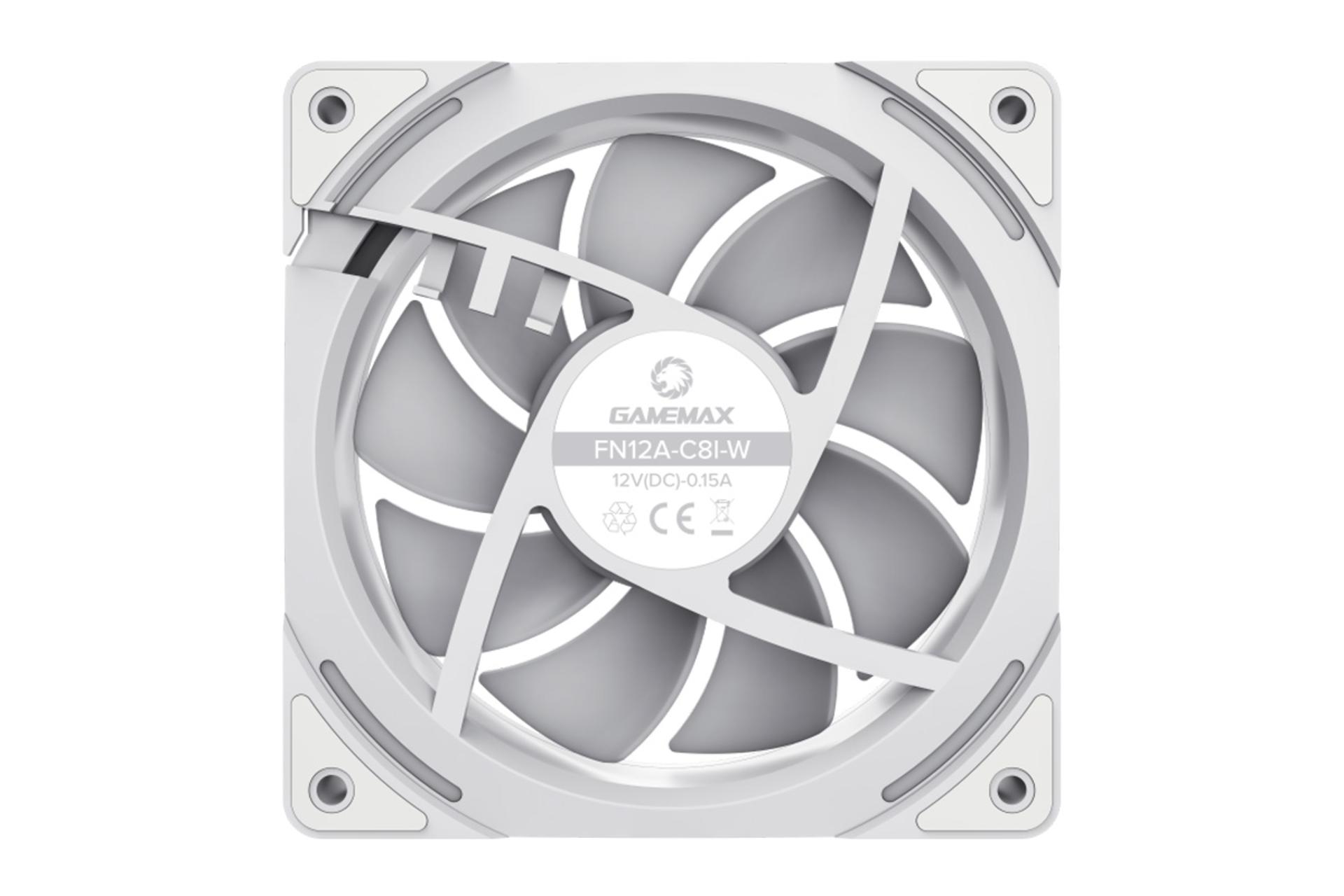 نمای پشت فن کیس گیم‌ مکس FN12A-C8I-W