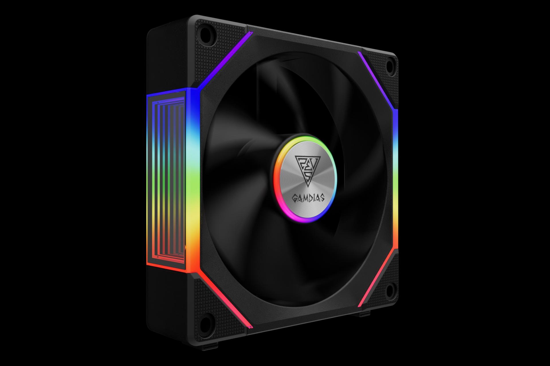 نمای سمت چپ فن کیس گیم دیاس AEOLUS P2-1201