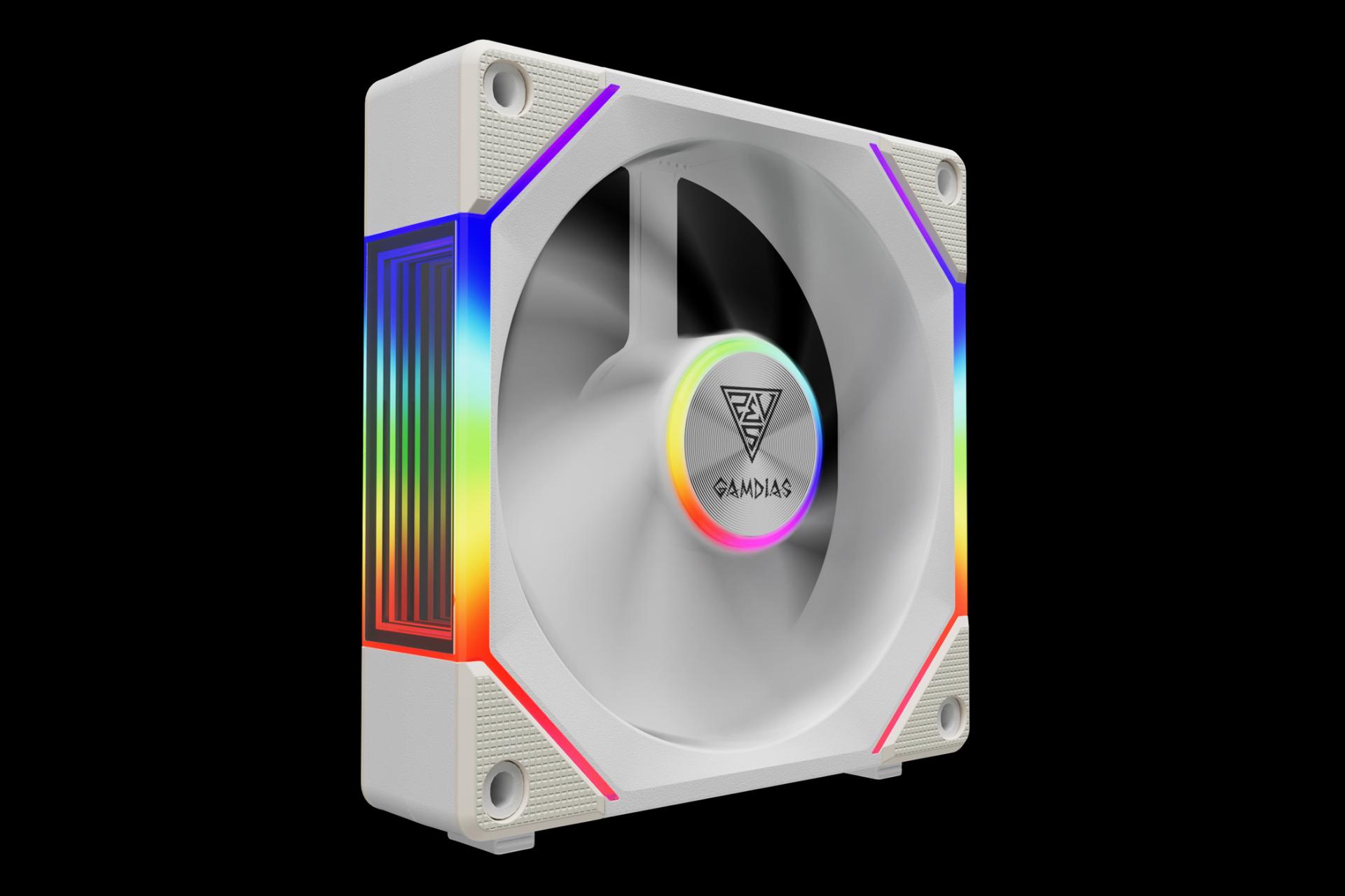 نمای سمت چپ فن کیس گیم دیاس AEOLUS P2-1201 WH