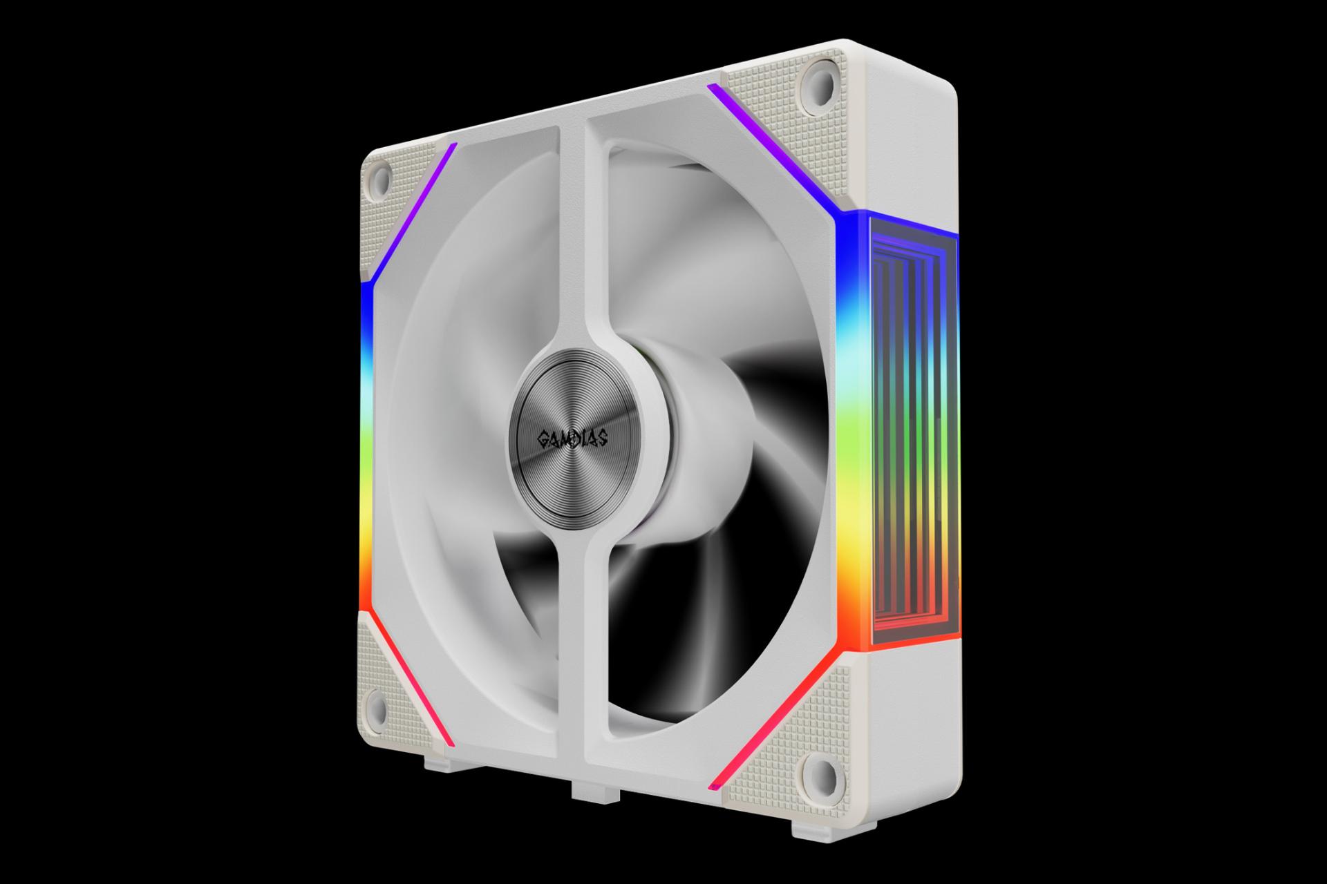 نمای سمت راست فن کیس گیم دیاس AEOLUS P2-1201 WH