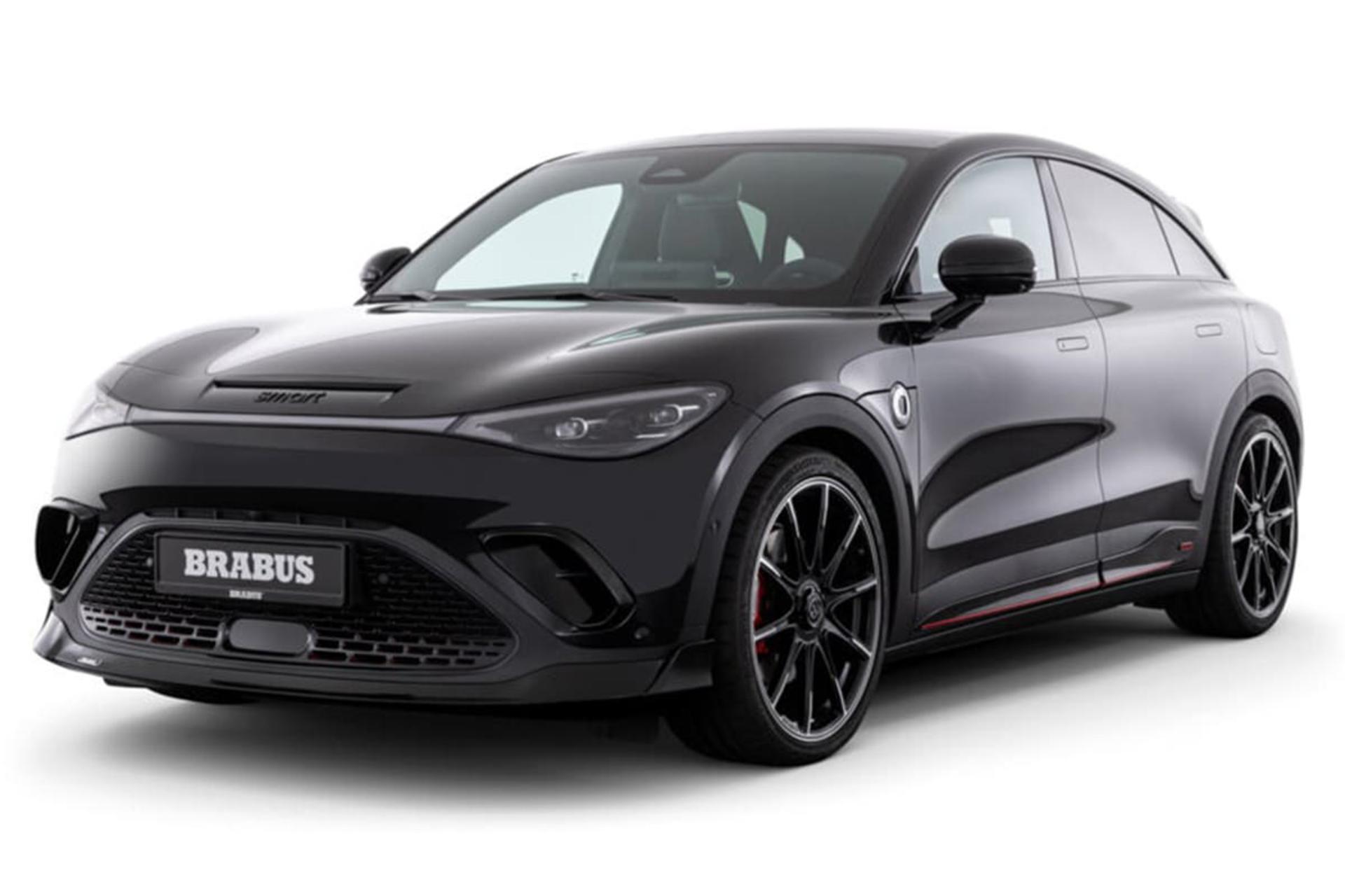 خودرو اسمارت برایوس Smart #3 Brabus نمای جلو و جانبی