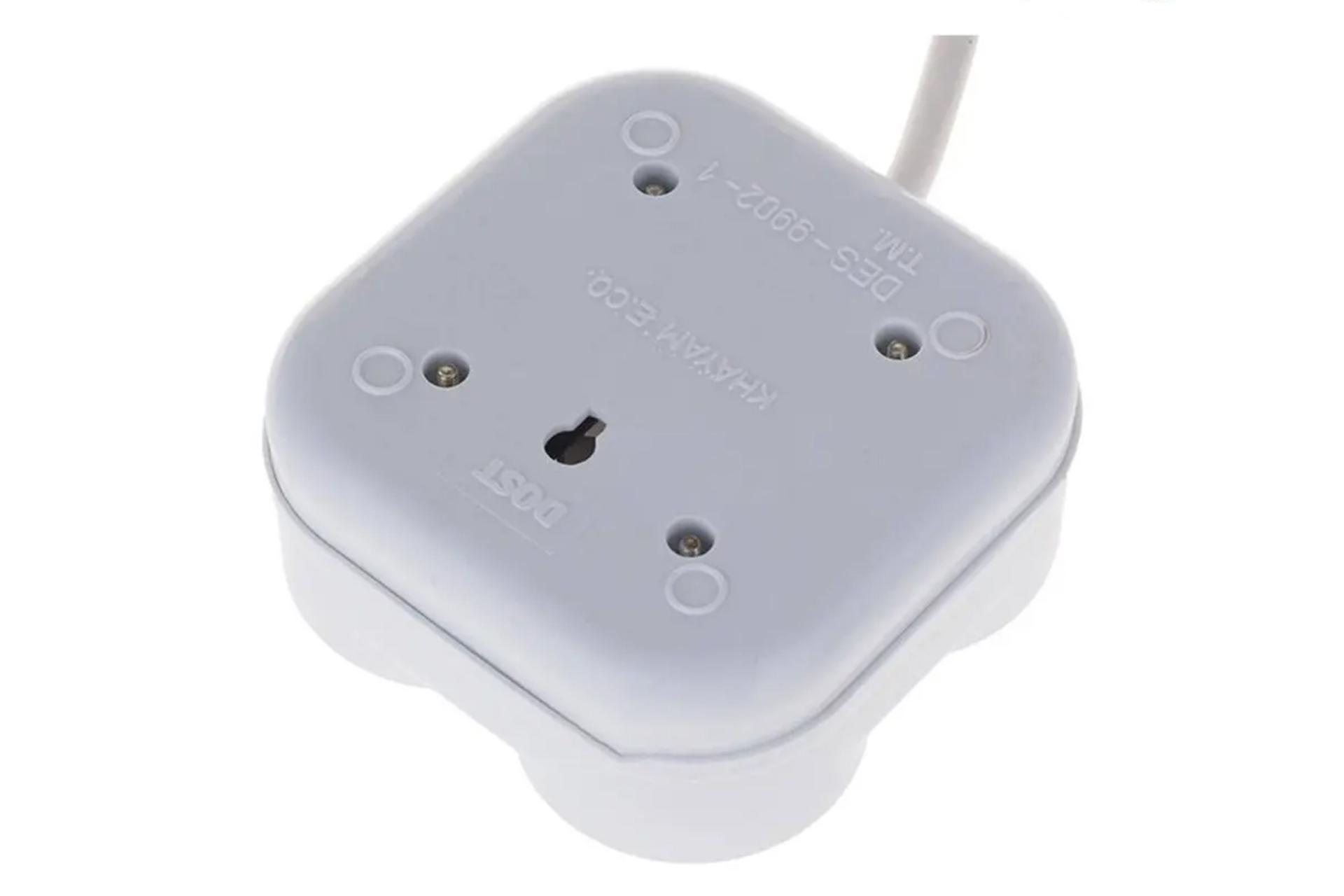 نمای پشت چندراهی برق خیام الکتریک مدل 4 خانه سهند با کابل 2 متری