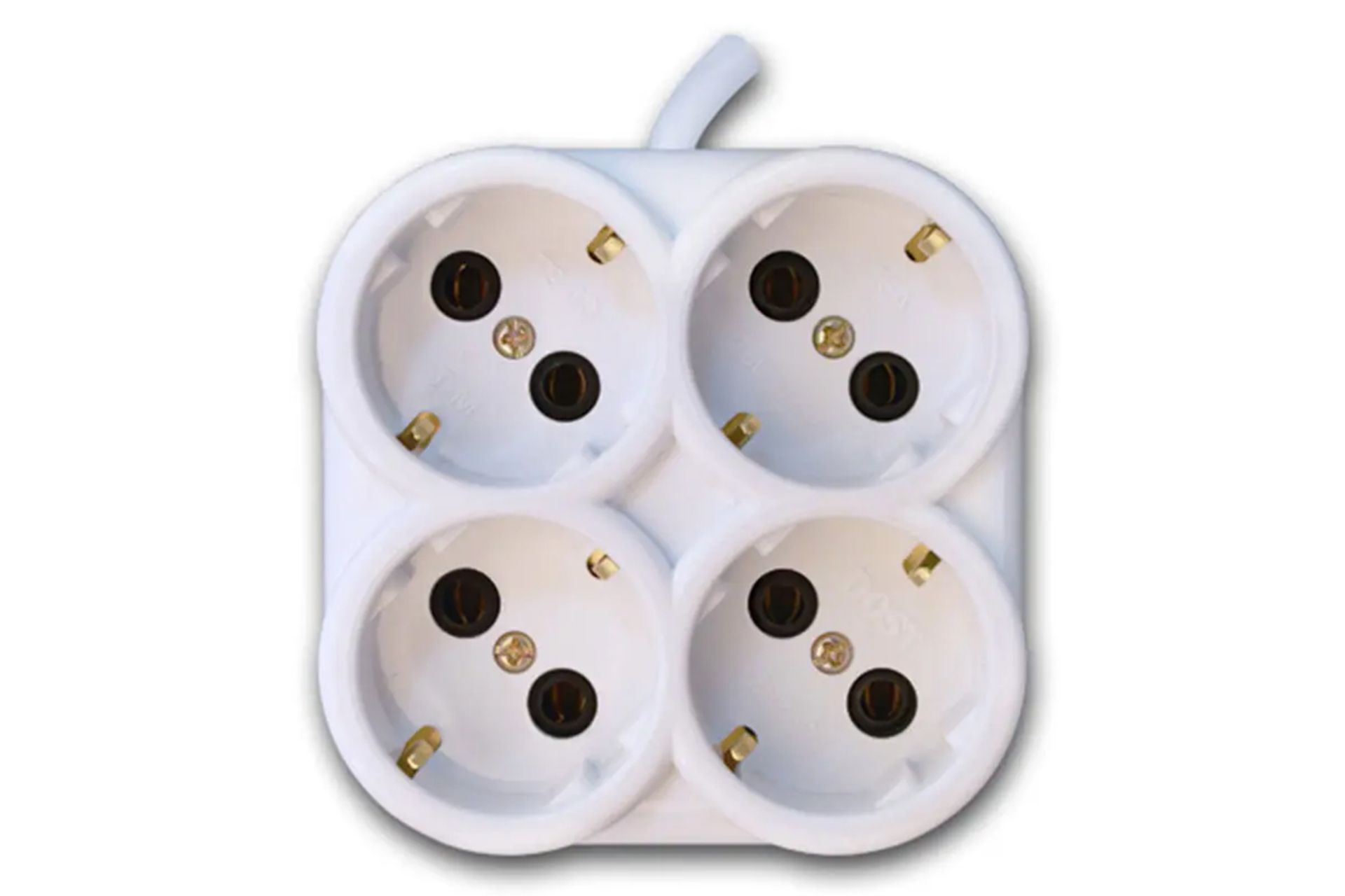 چندراهی برق خیام الکتریک مدل 4 خانه سهند با کابل 2 متری