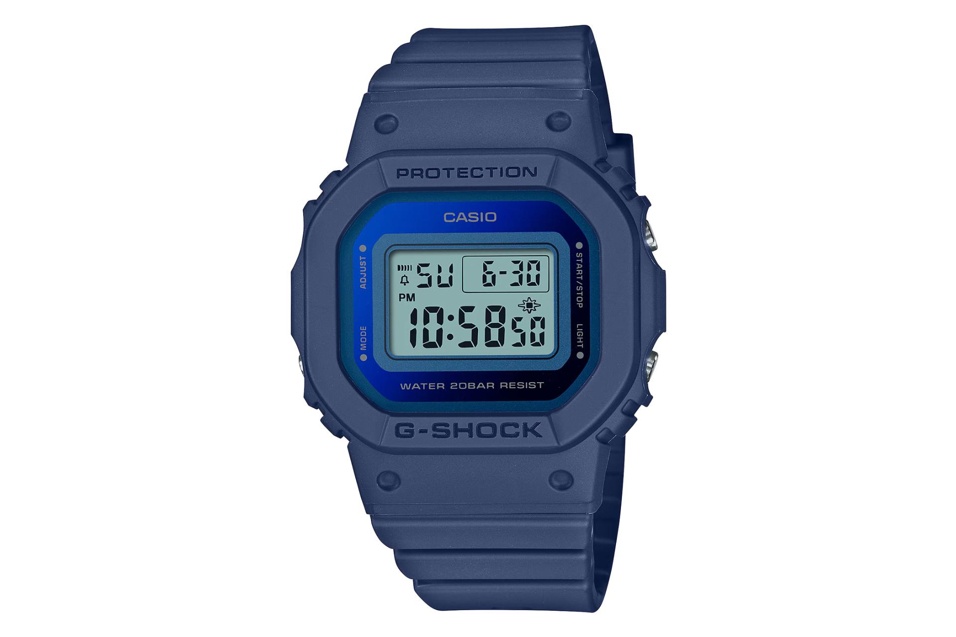 ساعت مچی زنانه کاسیو جی شاک GMD-S5600-2 رنگ آبی