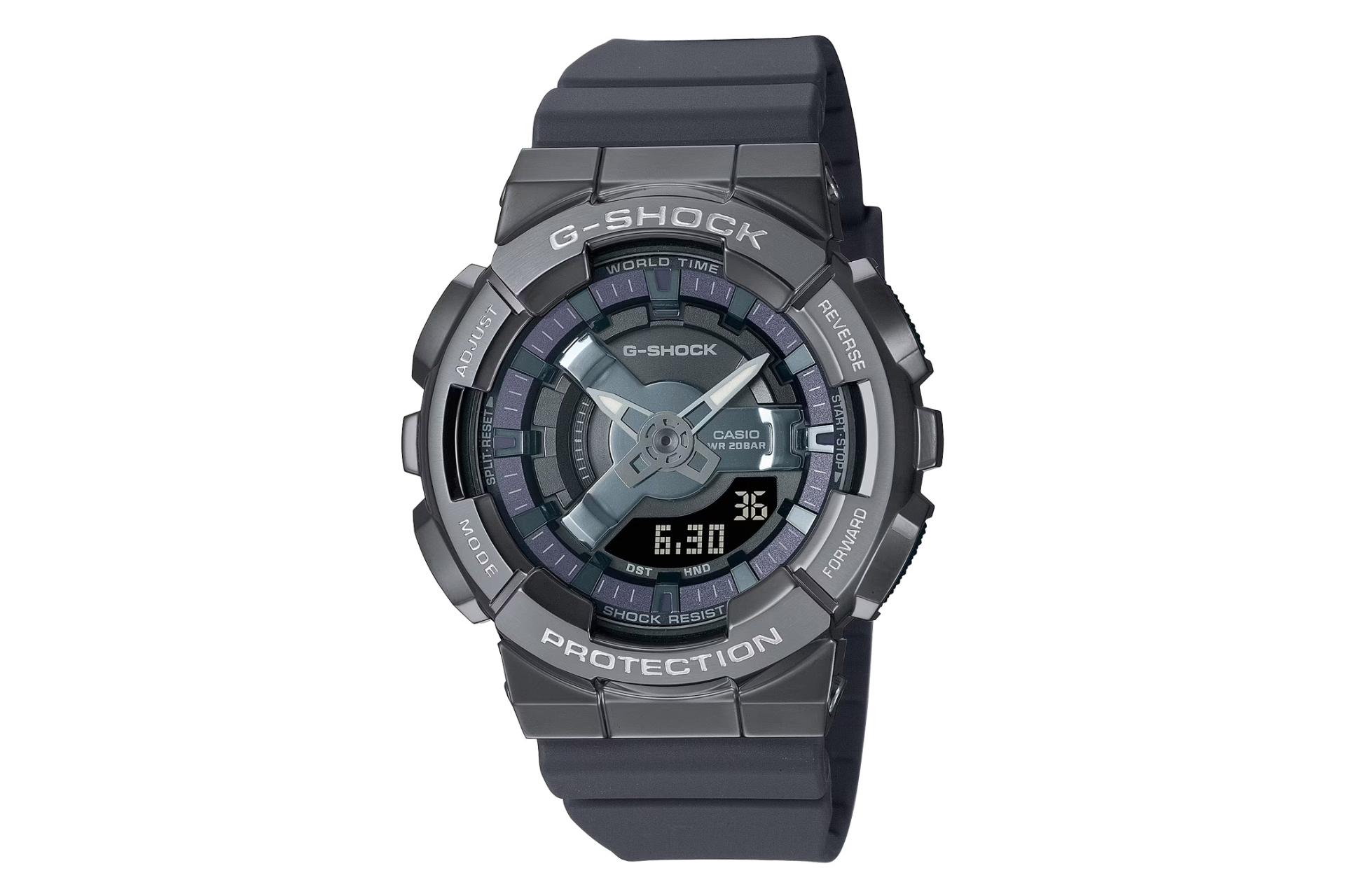 نمای سمت راست ساعت مچی زنانه کاسیو جی شاک GM-S110B-8A