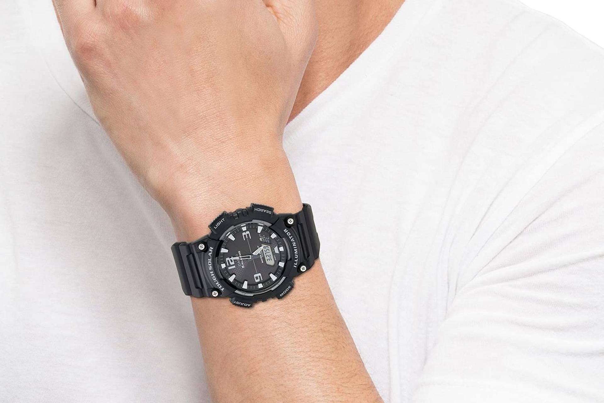 کاربری ساعت مچی مردانه کاسیو Casio Standard AQ-S810W-1AV مشکی